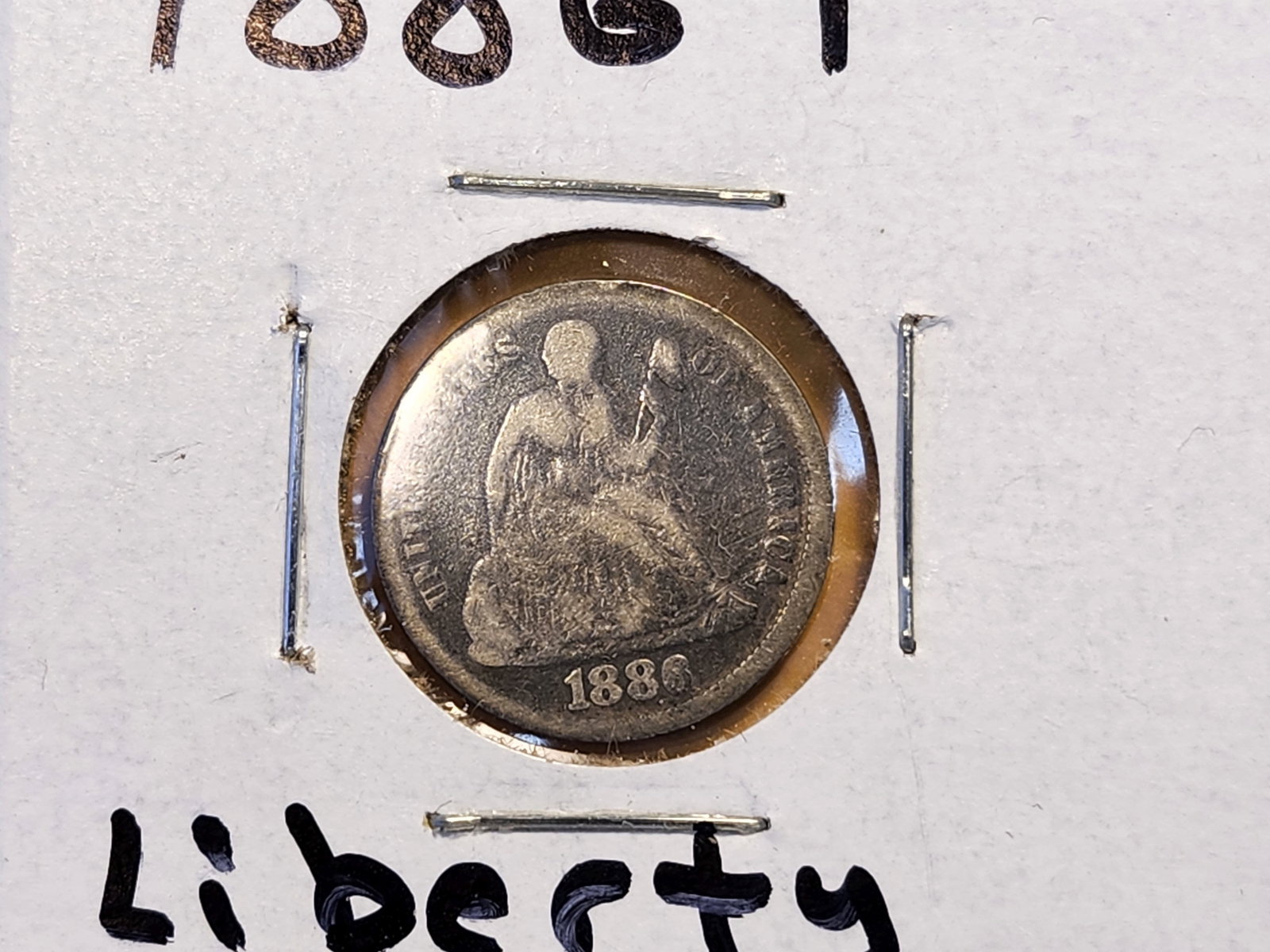 Three Seated Liberty Dimes - 2