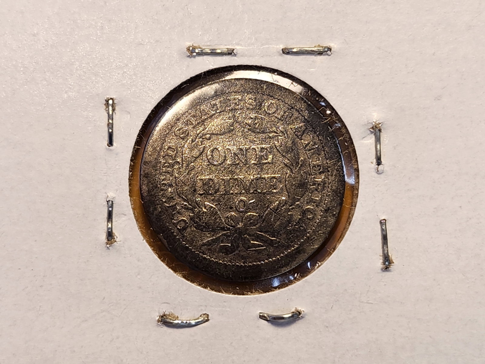 Better Date 1845-O Seated Liberty Dime in Good - 4