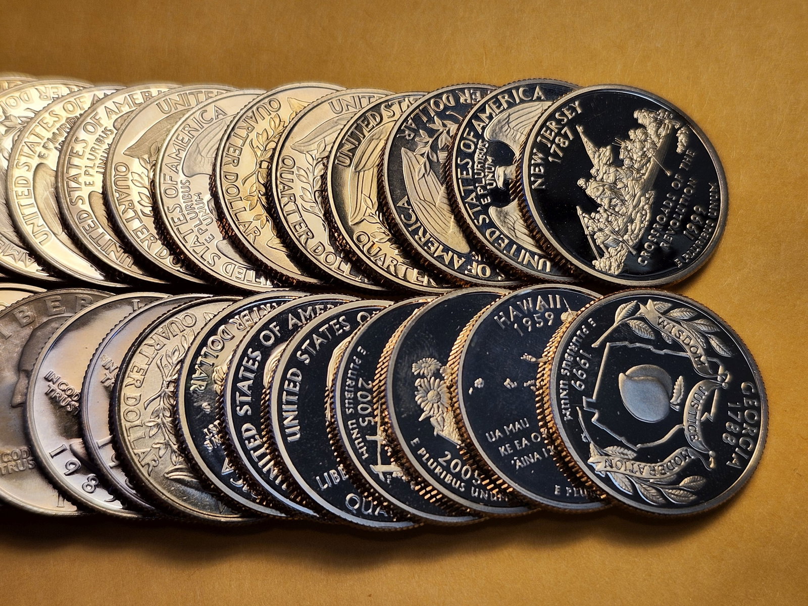 FULL ROLL Washington Quarters - 2
