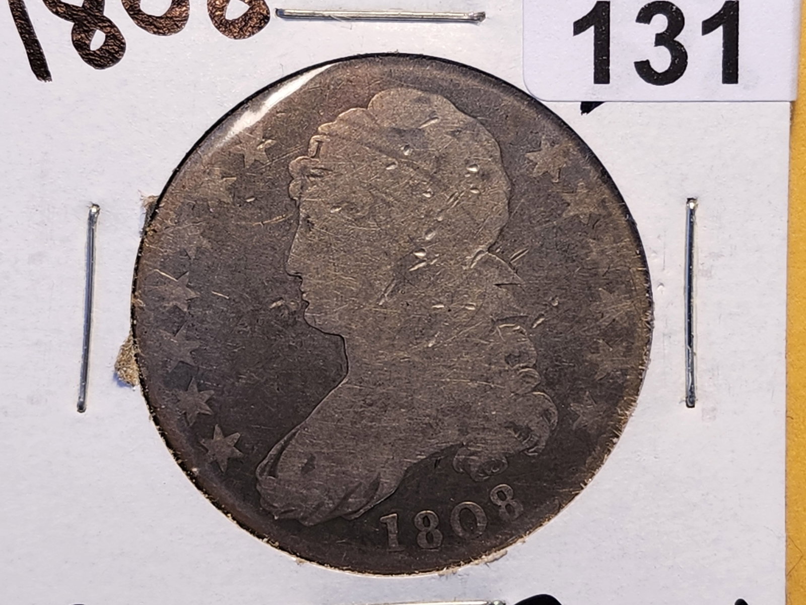 1808 Capped Bust Half Dollar in Good (1 of 4)