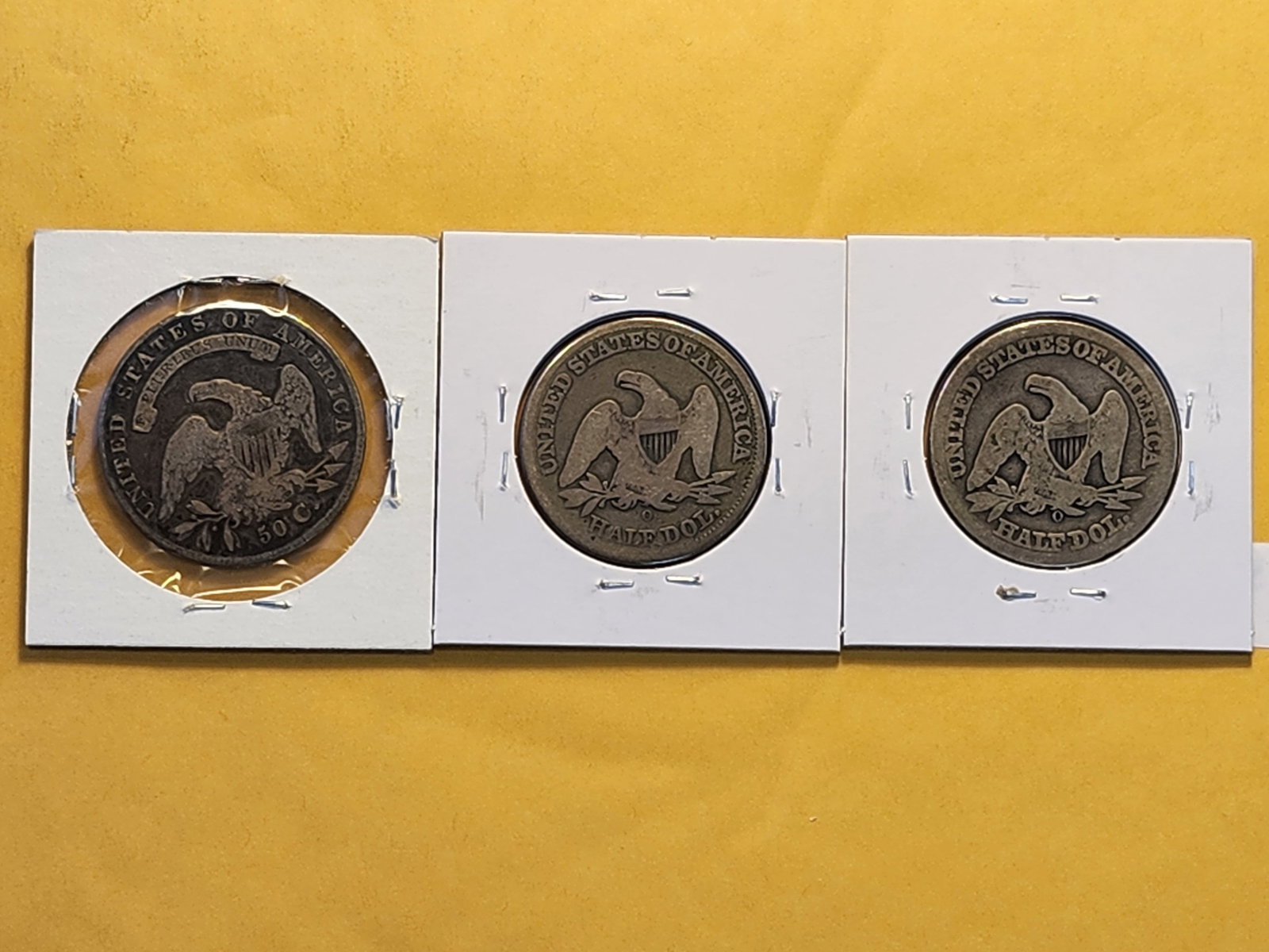 Three United States Silver Half Dollars - 5