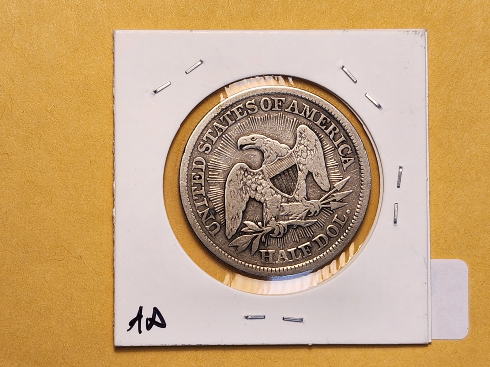 1853 Seated Liberty Half Dollar in Fine - 3