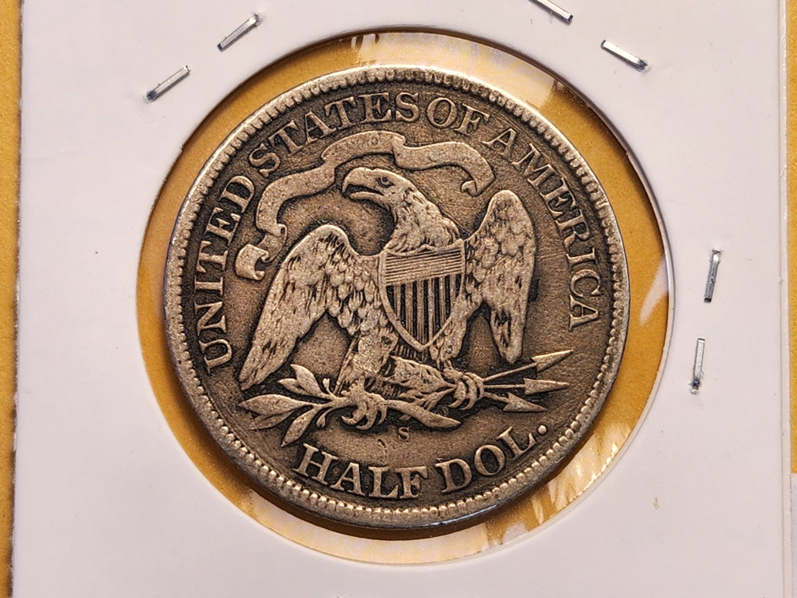 1869-S Seated Liberty Half Dollar in Fine - 4