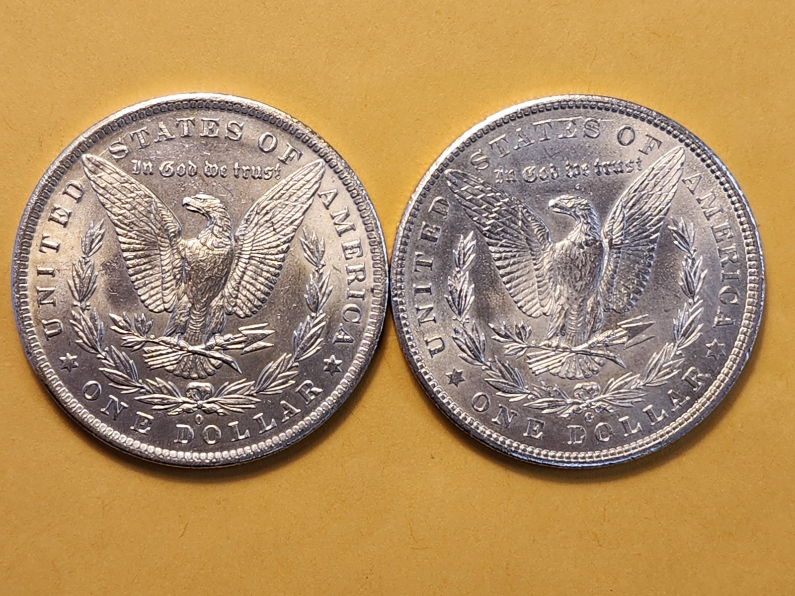 Two Brilliant About Uncirculated Morgan Silver Dollars - 4