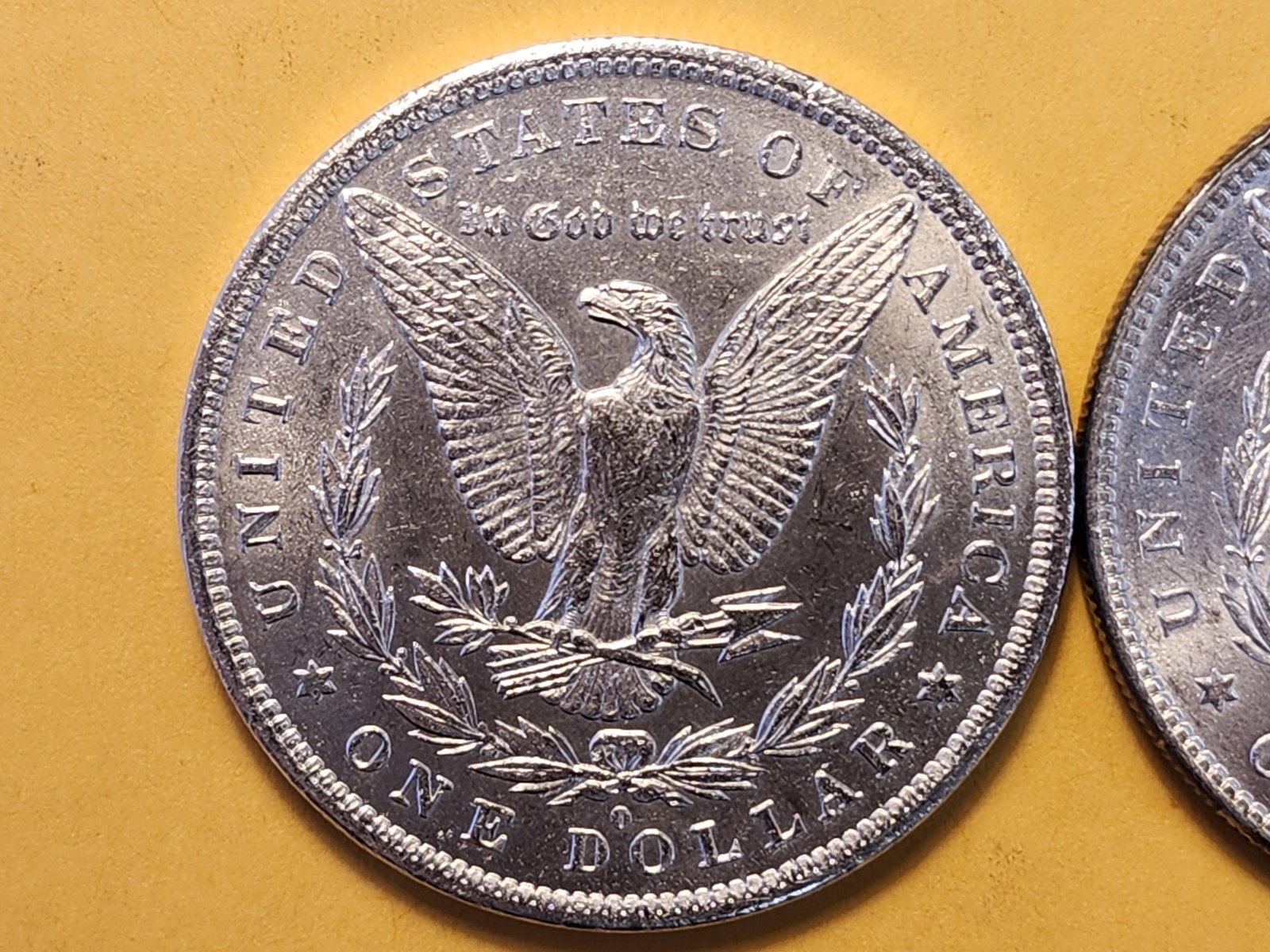 Two Brilliant About Uncirculated Morgan Silver Dollars - 3
