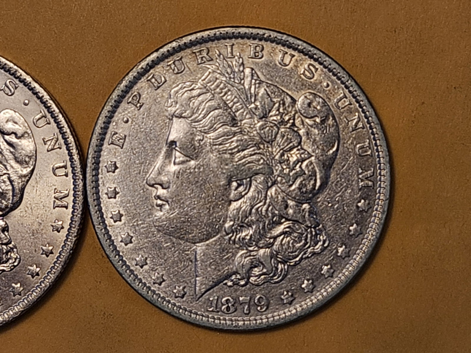 Two About Uncirculated Morgan Silver Dollars - 3