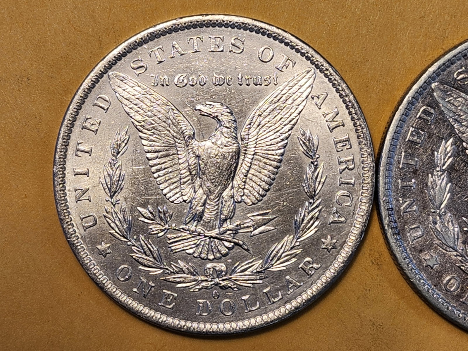 Two About Uncirculated Morgan Silver Dollars - 4