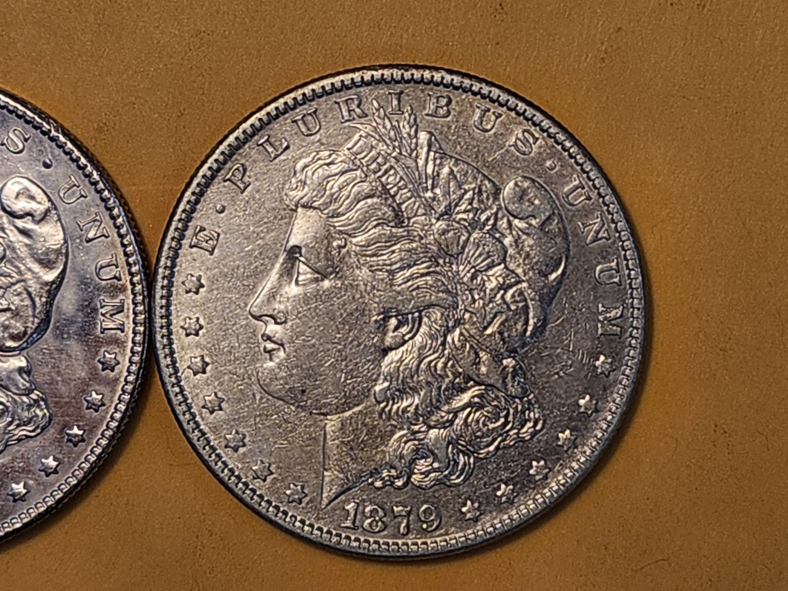 Two About Uncirculated Morgan Silver Dollars - 3