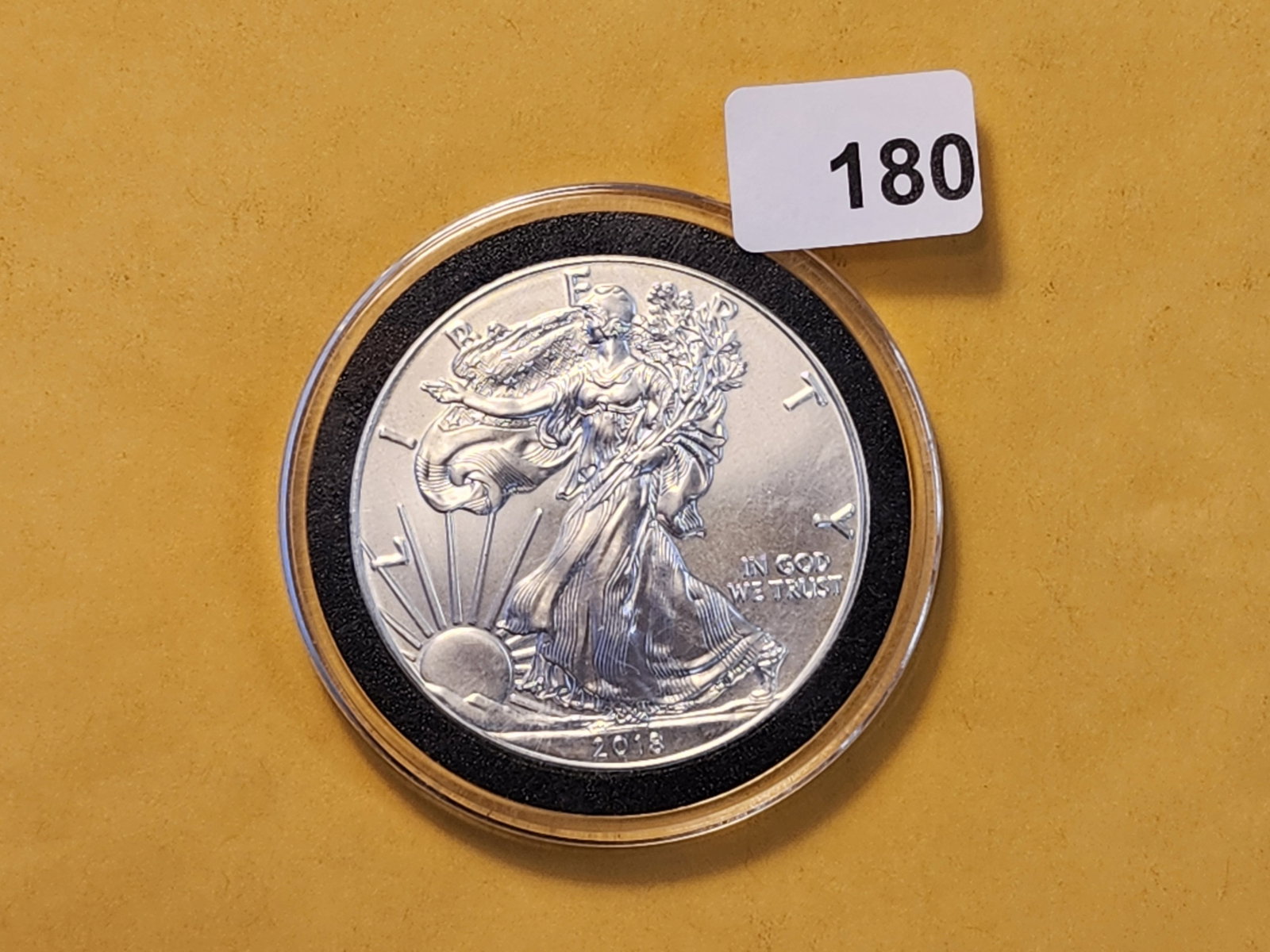 GEM Brilliant Uncirculated 2018 American Silver Eagle - 2