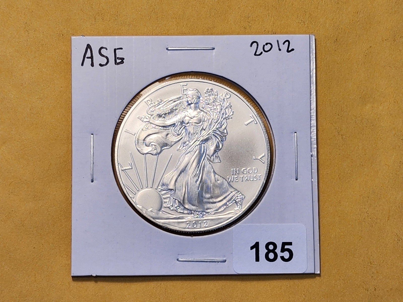 GEM Brilliant Uncirculated 2012 American Silver Eagle - 2