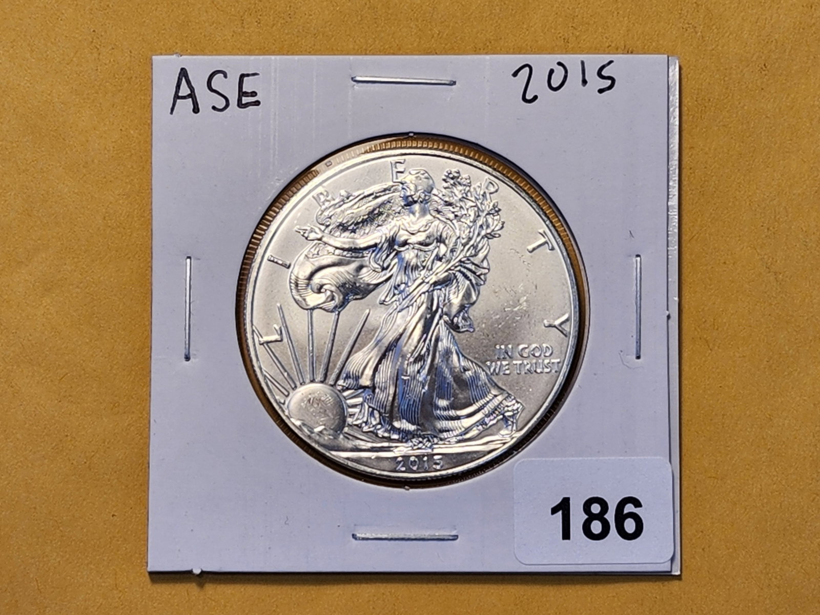 GEM Brilliant Uncirculated 2015 American Silver Eagle - 2
