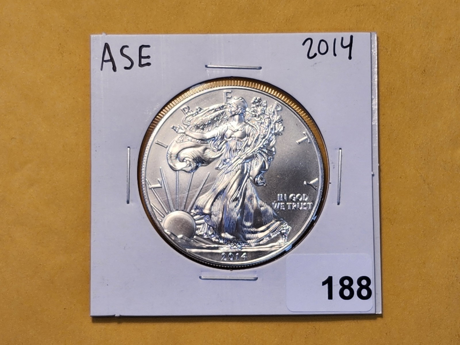 GEM Brilliant Uncirculated 2014 American Silver Eagle - 2
