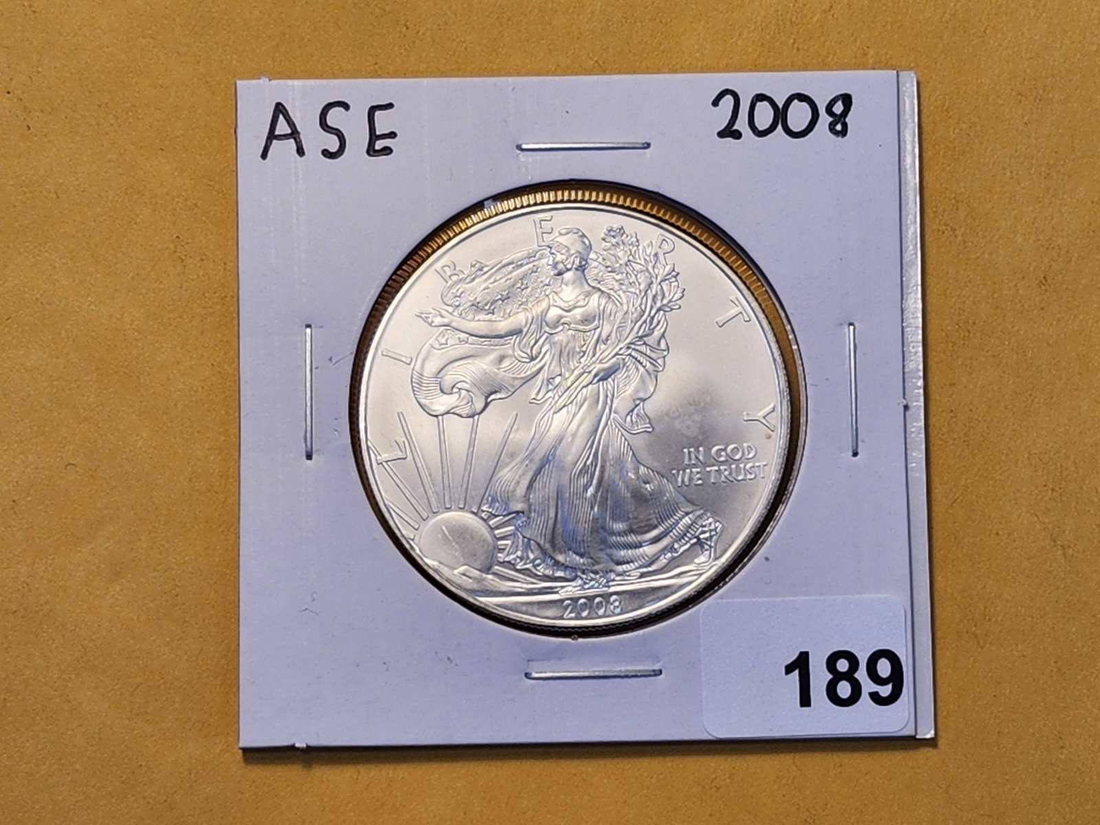 GEM Brilliant Uncirculated 2008 American Silver Eagle - 2