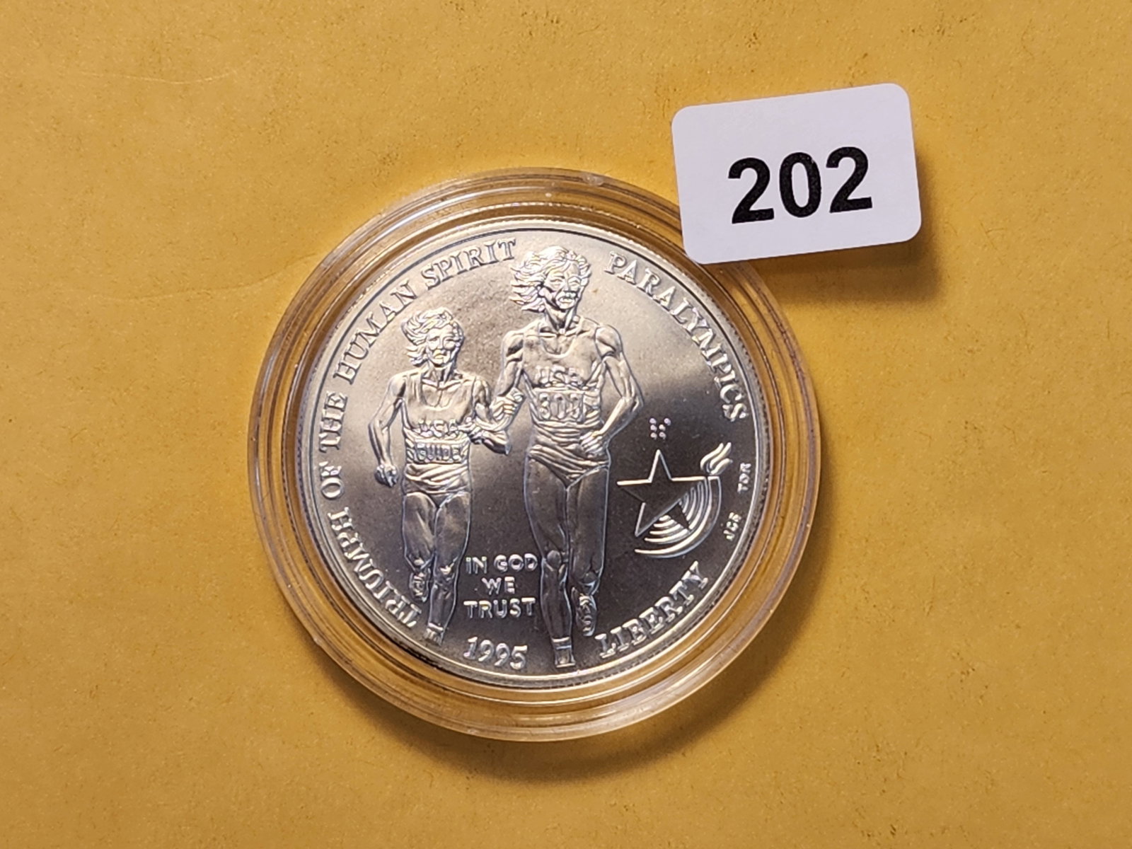 GEM Brilliant Uncirculated 1995-D Commemorative Silver Dollar - 2