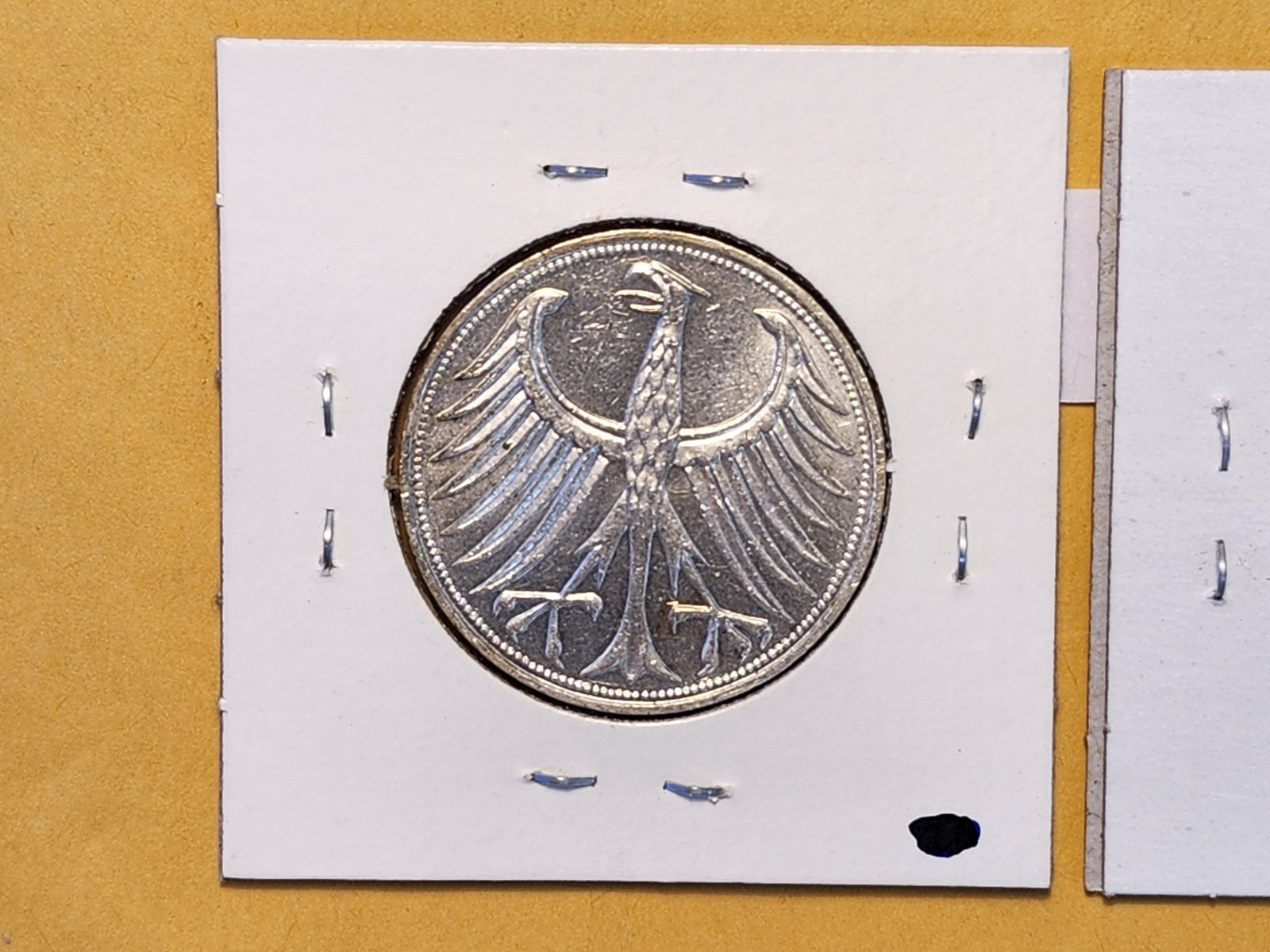 1964 and 1965 German Silver Five Marks - 4