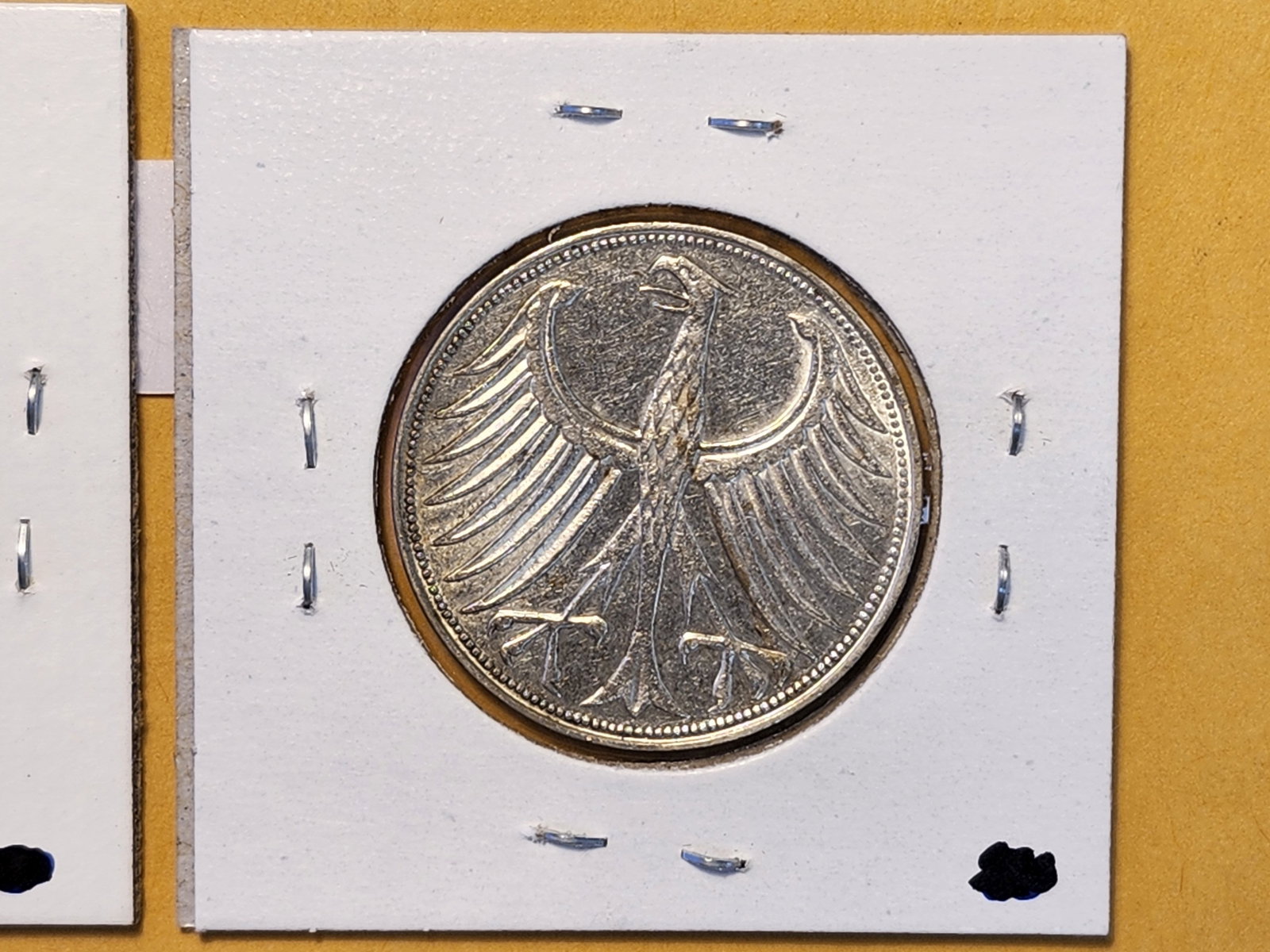 1964 and 1965 German Silver Five Marks - 5