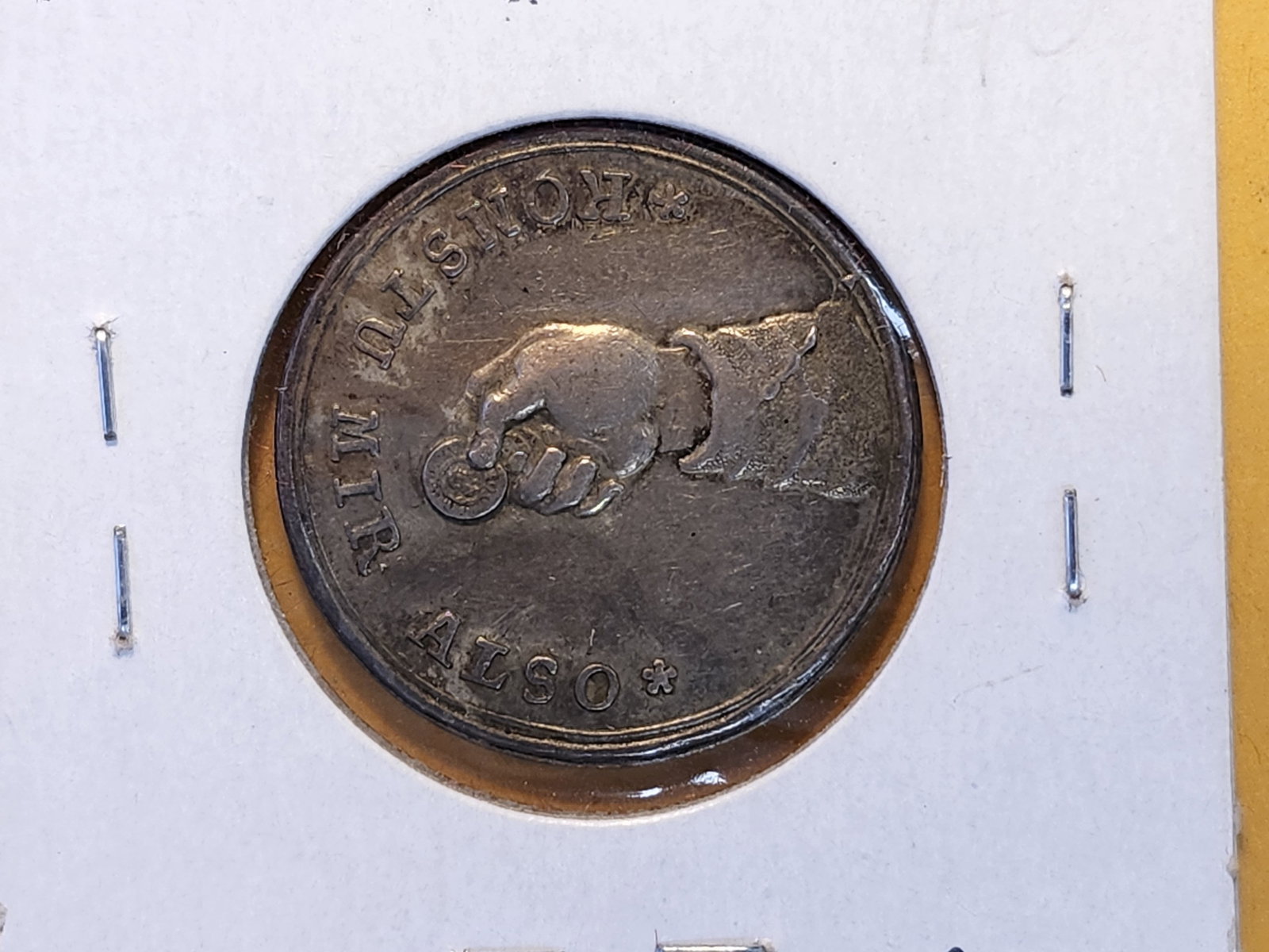 1708 Free Hanseatic city of Hamburg Satirical Silver Medal - 4