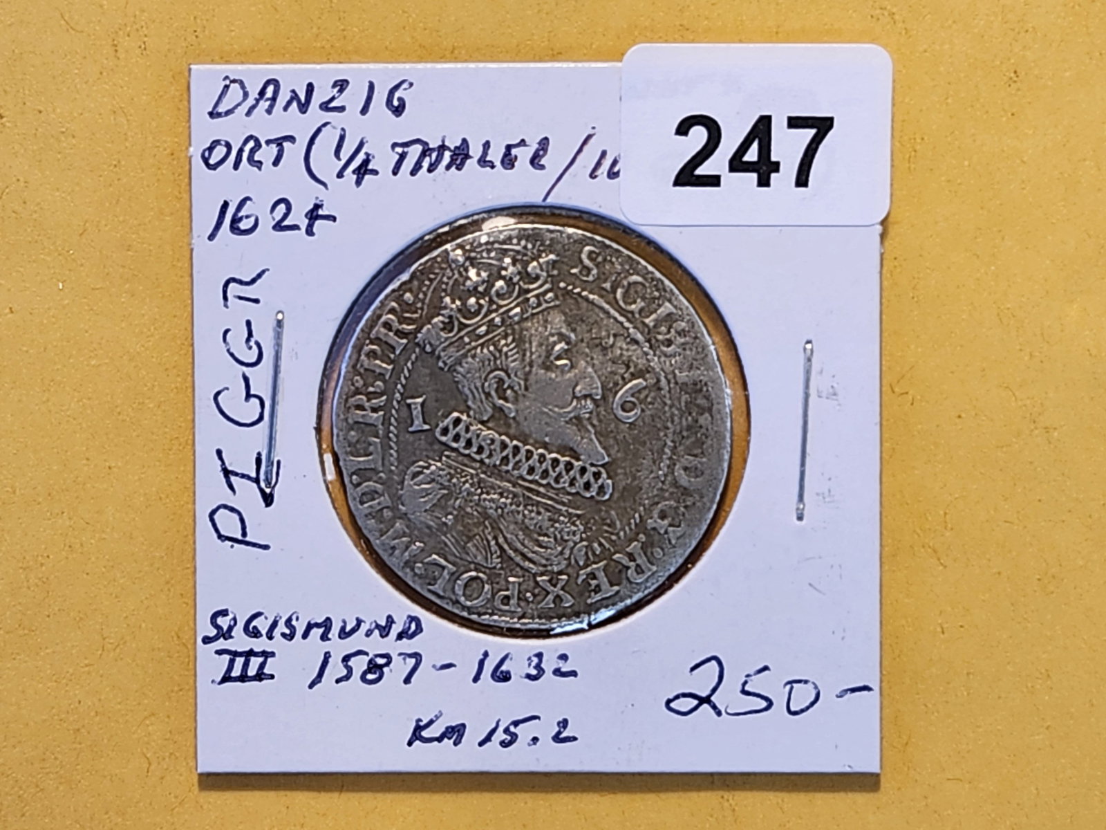 1624 Danzig Silver Ort - 2