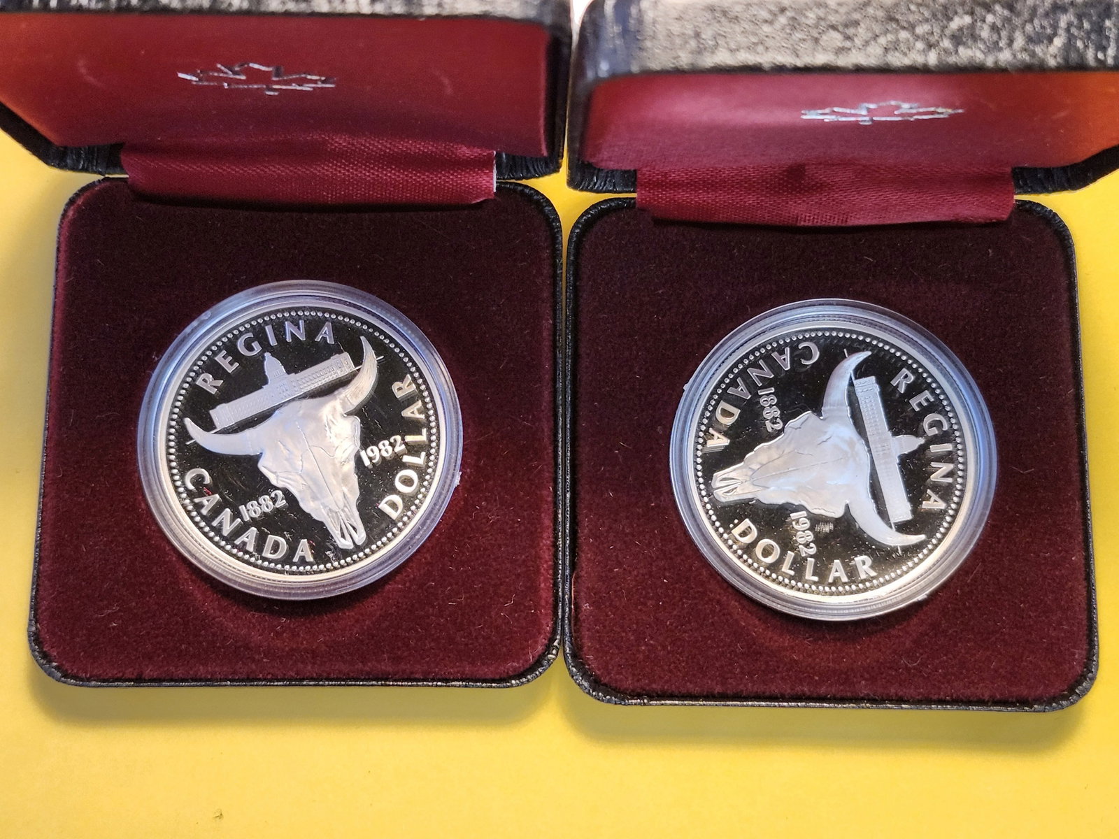 Four Brilliant Uncirculated Royal Canadian Mint Proof Silver Dollars - 2
