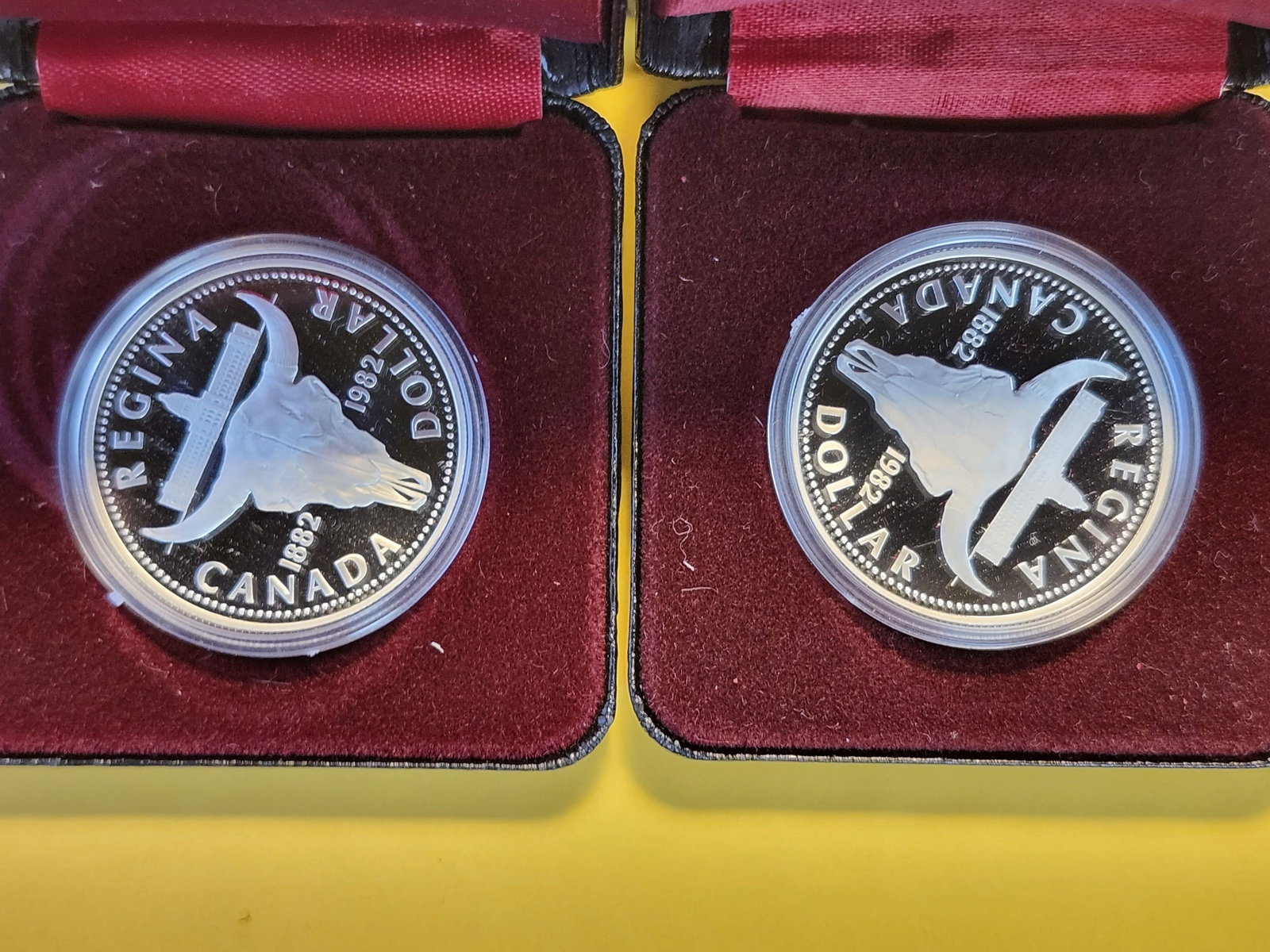 Four Brilliant Uncirculated Royal Canadian Mint Proof Silver Dollars - 3