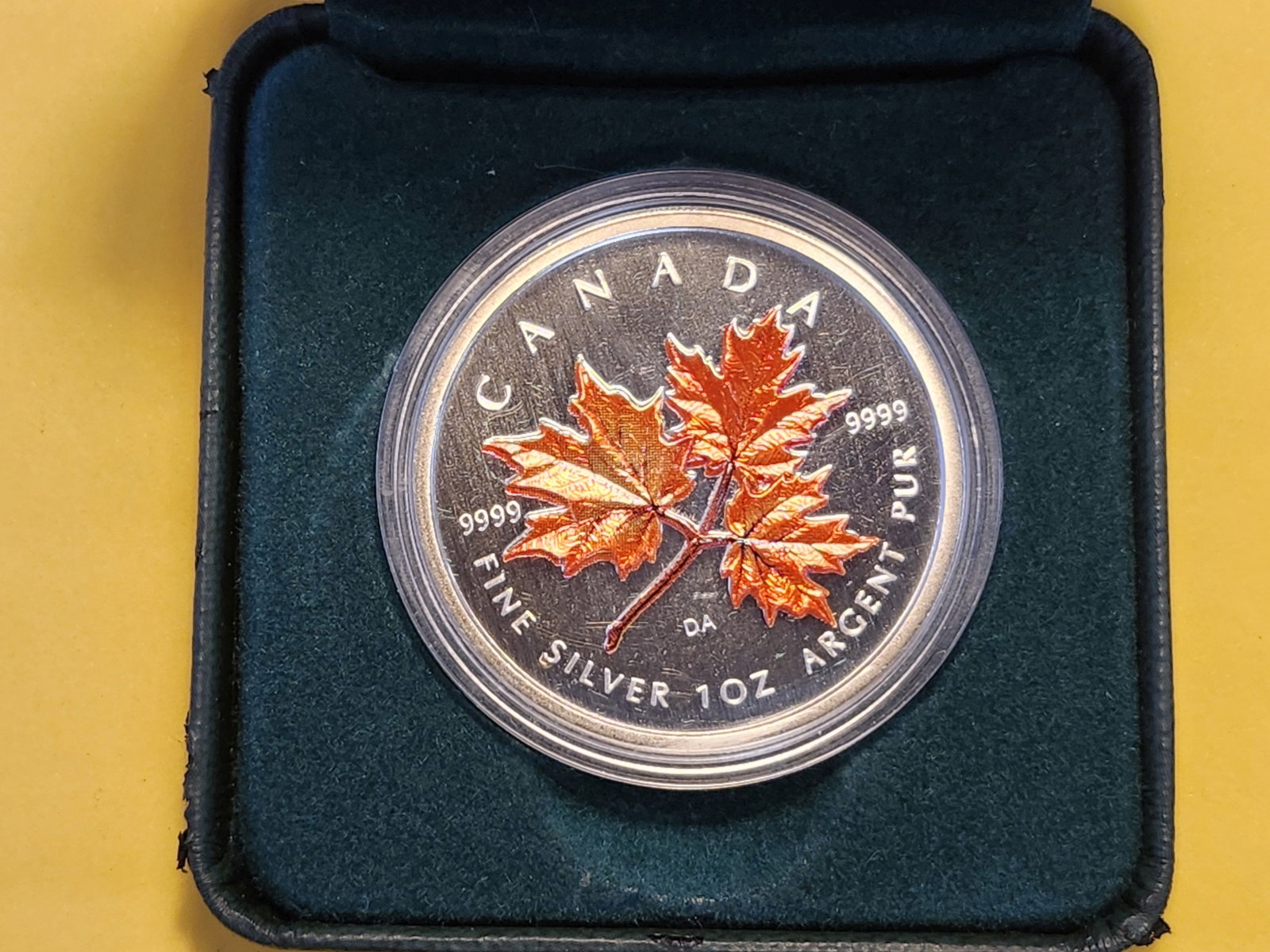 Three Brilliant Uncirculated Royal Canadian Mint Colorized Silver Coins - 2