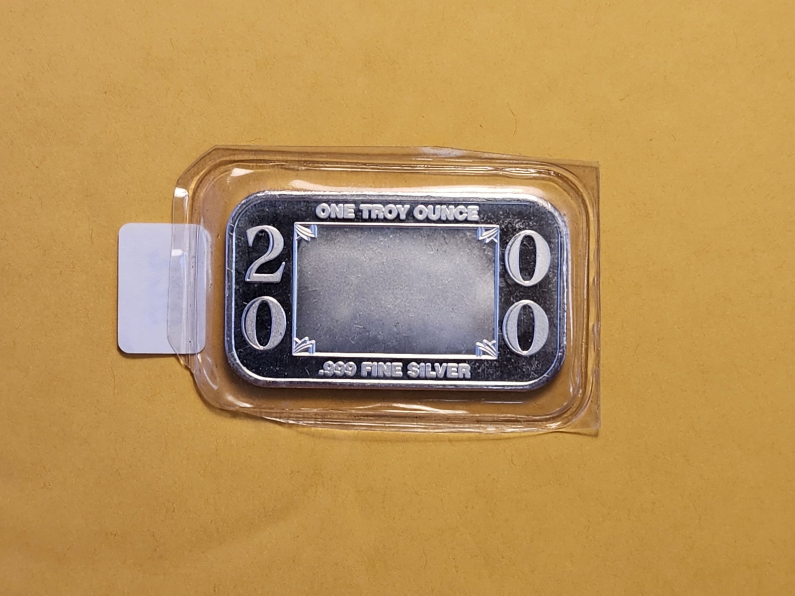 One Troy Ounce .999 Fine Silver Proof Art Bar - 3