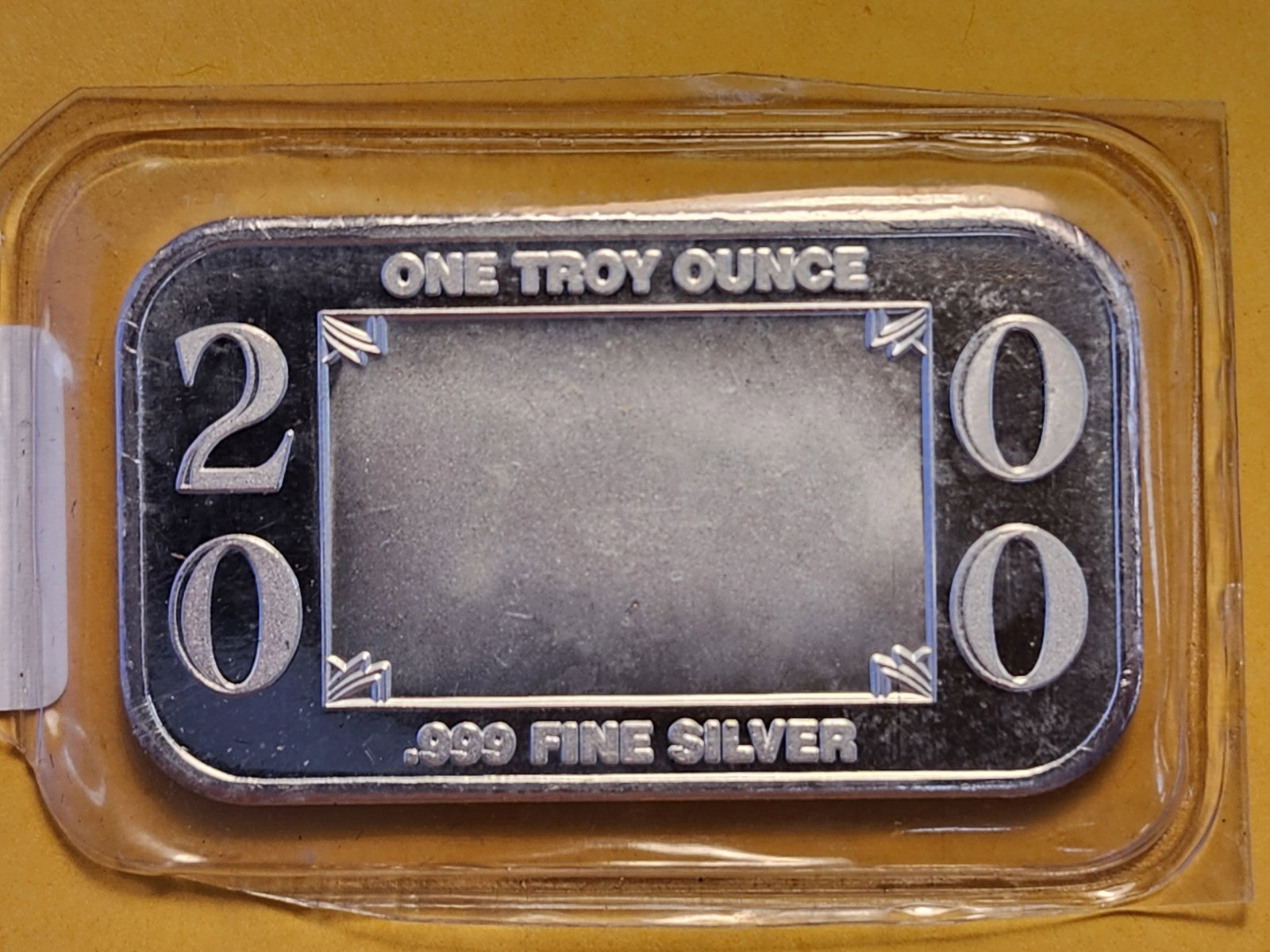 One Troy Ounce .999 Fine Silver Proof Art Bar - 4