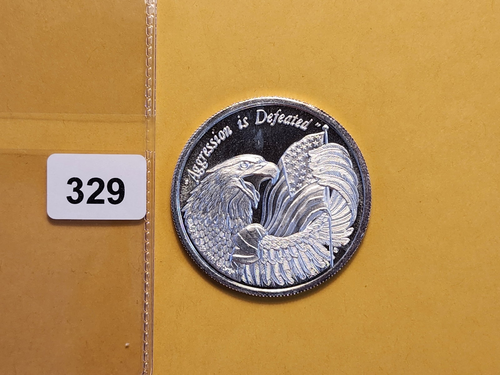 One Troy Ounce .999 Fine Silver Proof Art Round - 3