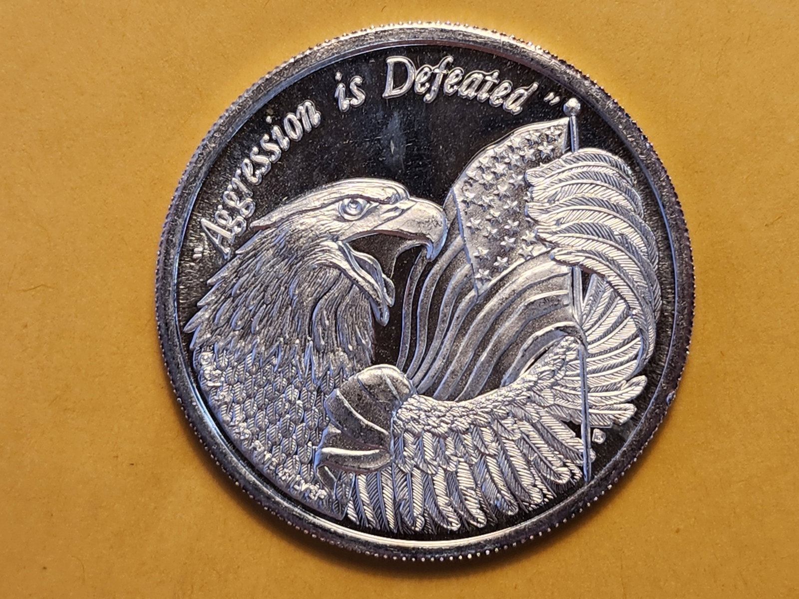 One Troy Ounce .999 Fine Silver Proof Art Round - 4