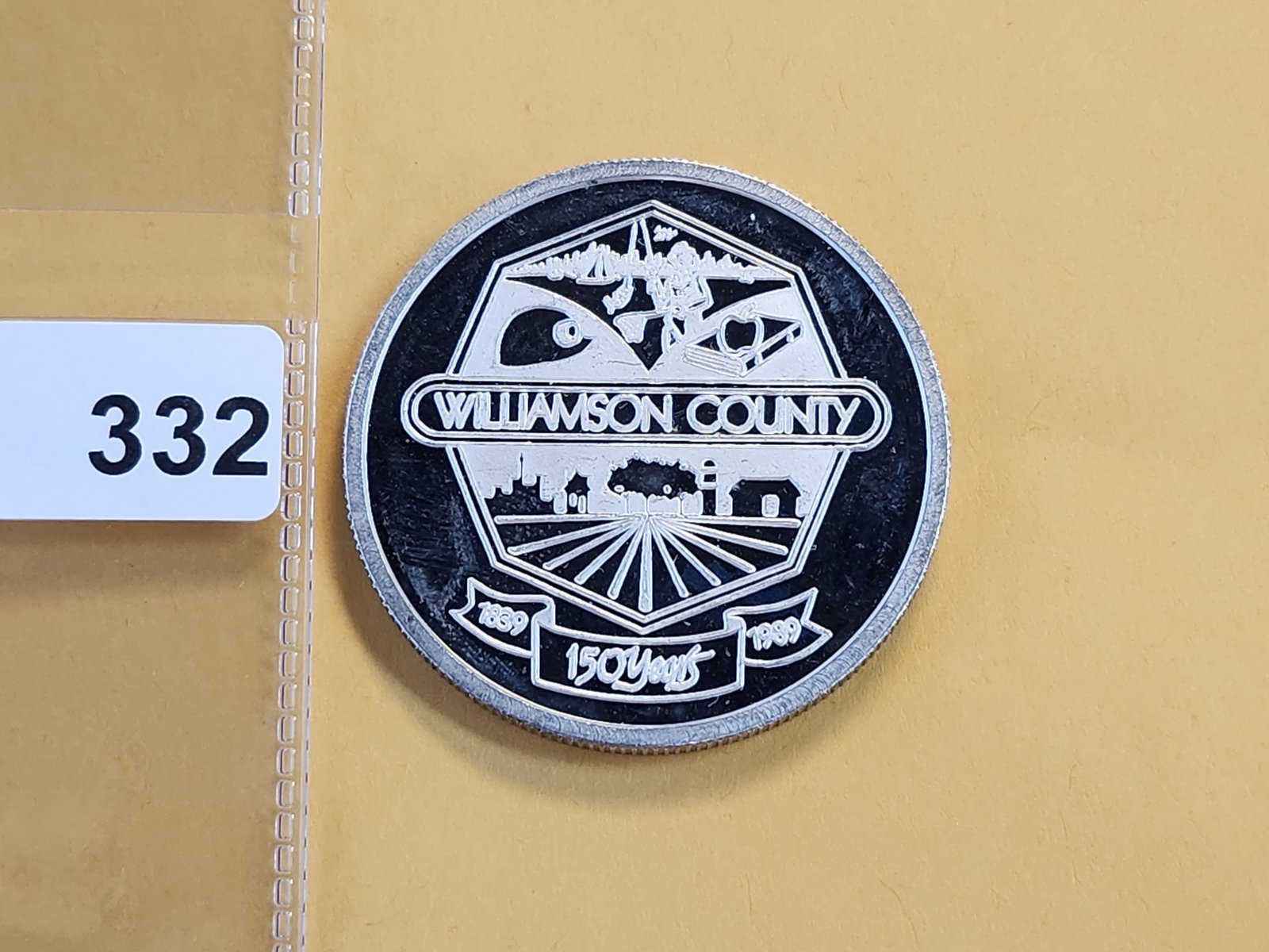 One Troy Ounce .999 Fine Silver Proof Art Round - 2