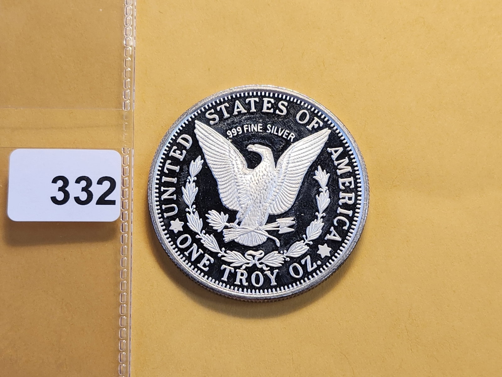 One Troy Ounce .999 Fine Silver Proof Art Round - 3
