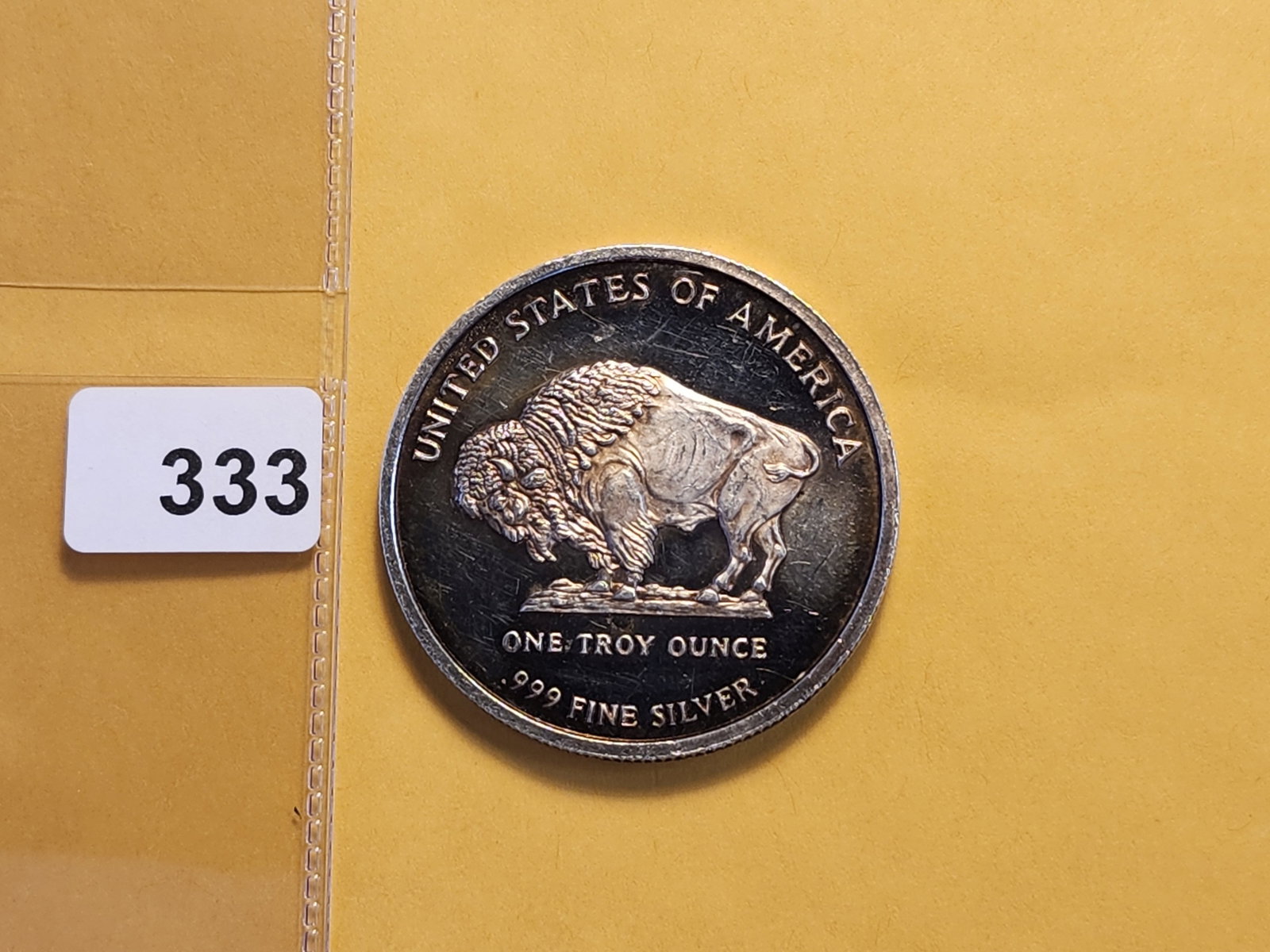 One Troy Ounce .999 Fine Silver Proof Art Round - 3