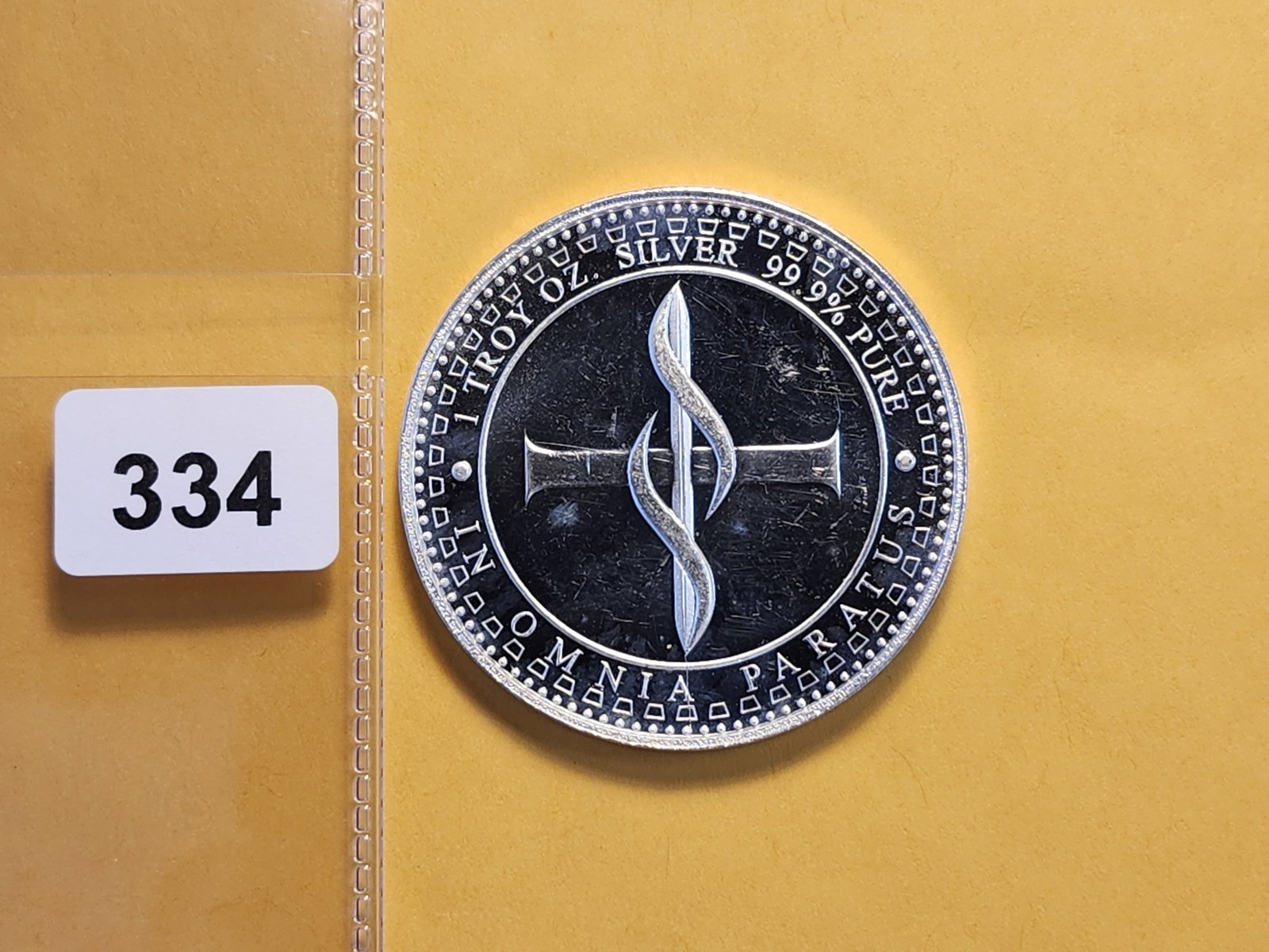One Troy Ounce .999 Fine Silver Proof Art Round - 2