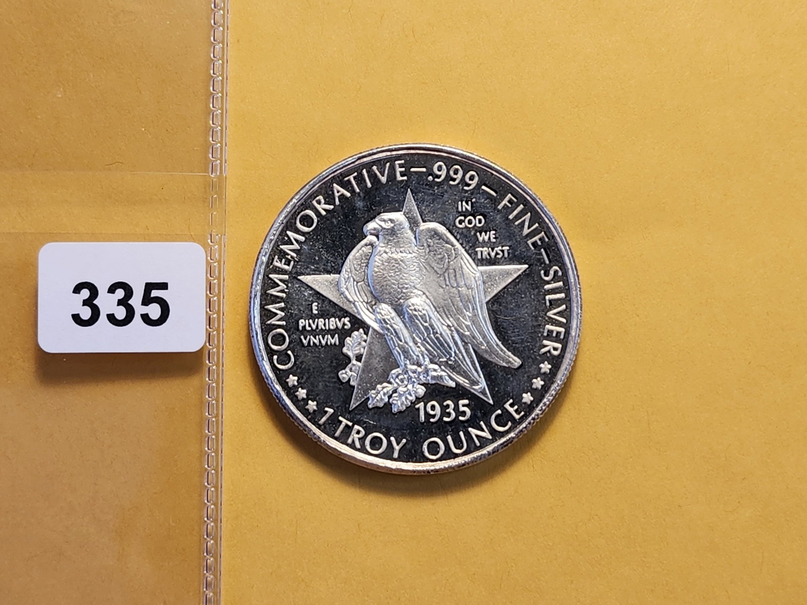 One Troy Ounce .999 Fine Silver Proof Art Round - 3