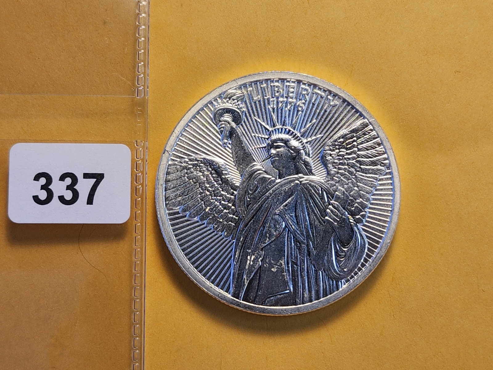 One and a Half Troy Ounce .999 Fine Silver Art Round - 2