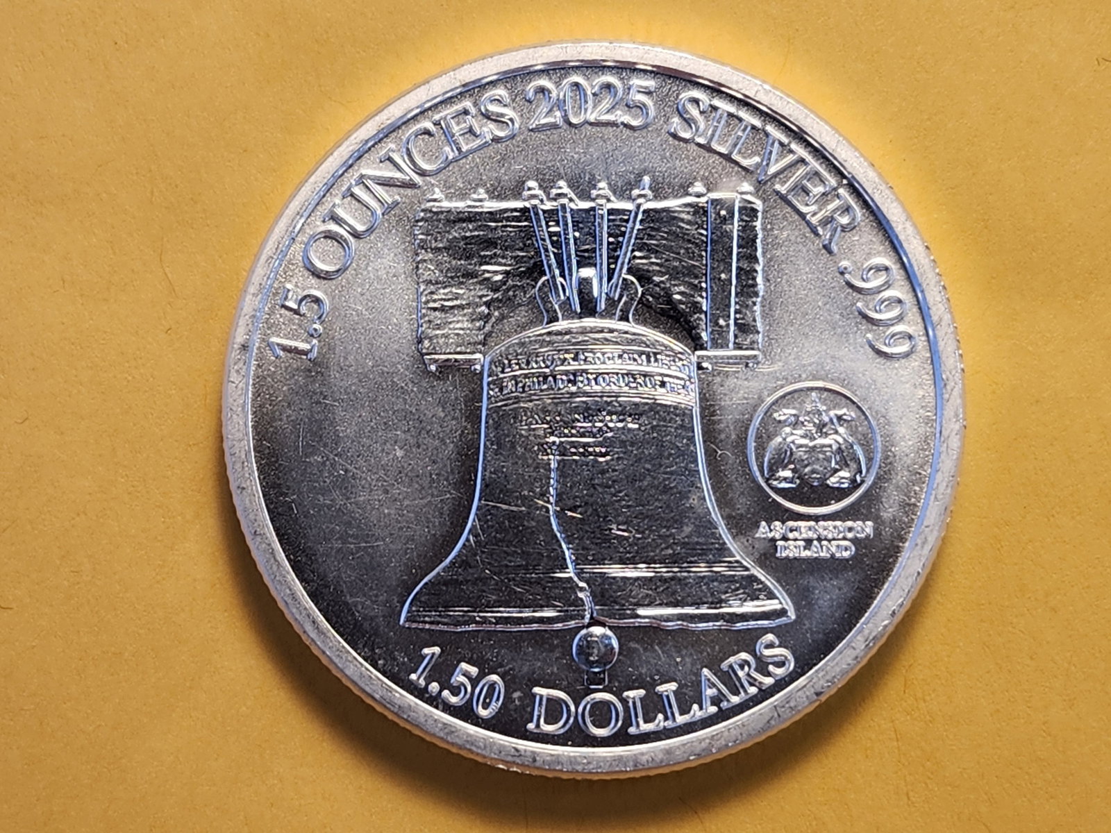 One and a Half Troy Ounce .999 Fine Silver Art Round - 4