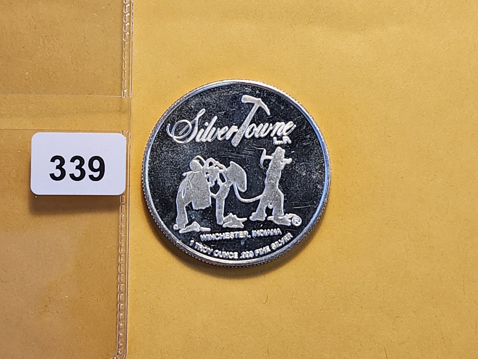 One Troy Ounce .999 Fine Silver Proof Art Round - 3