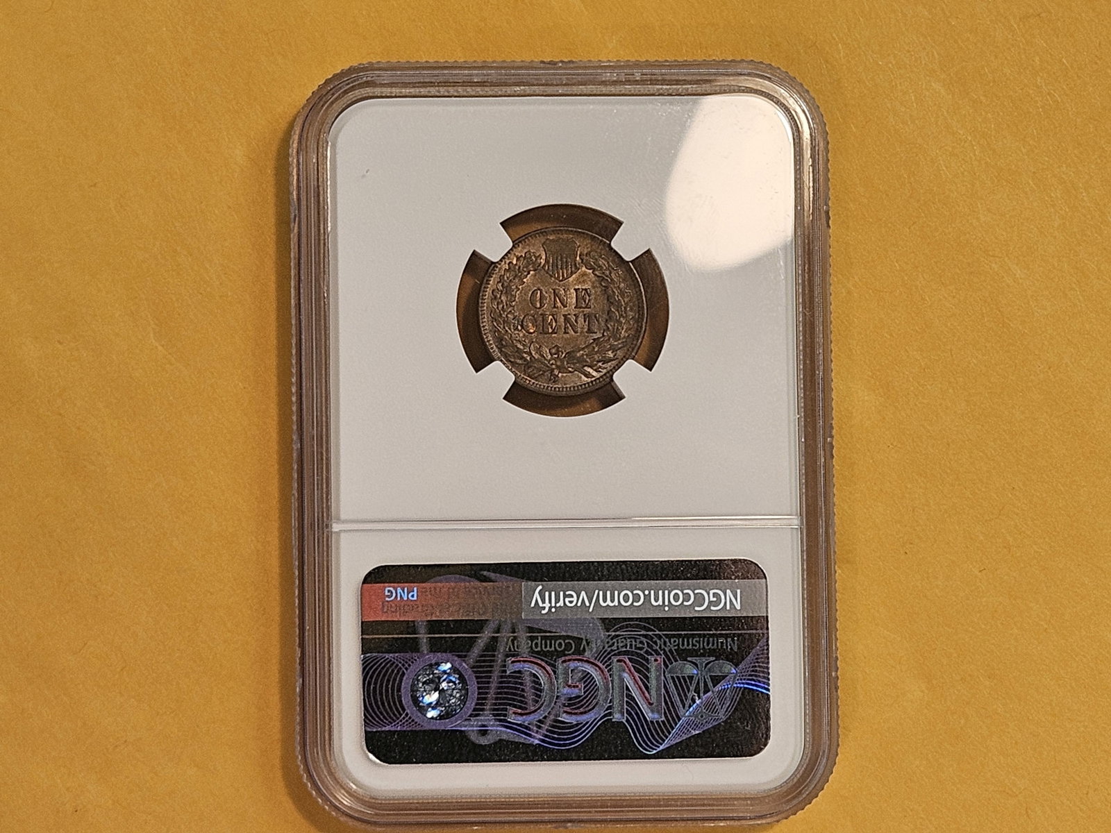 NGC 1906 Indian Cent in Mint State 62 Brown - 7