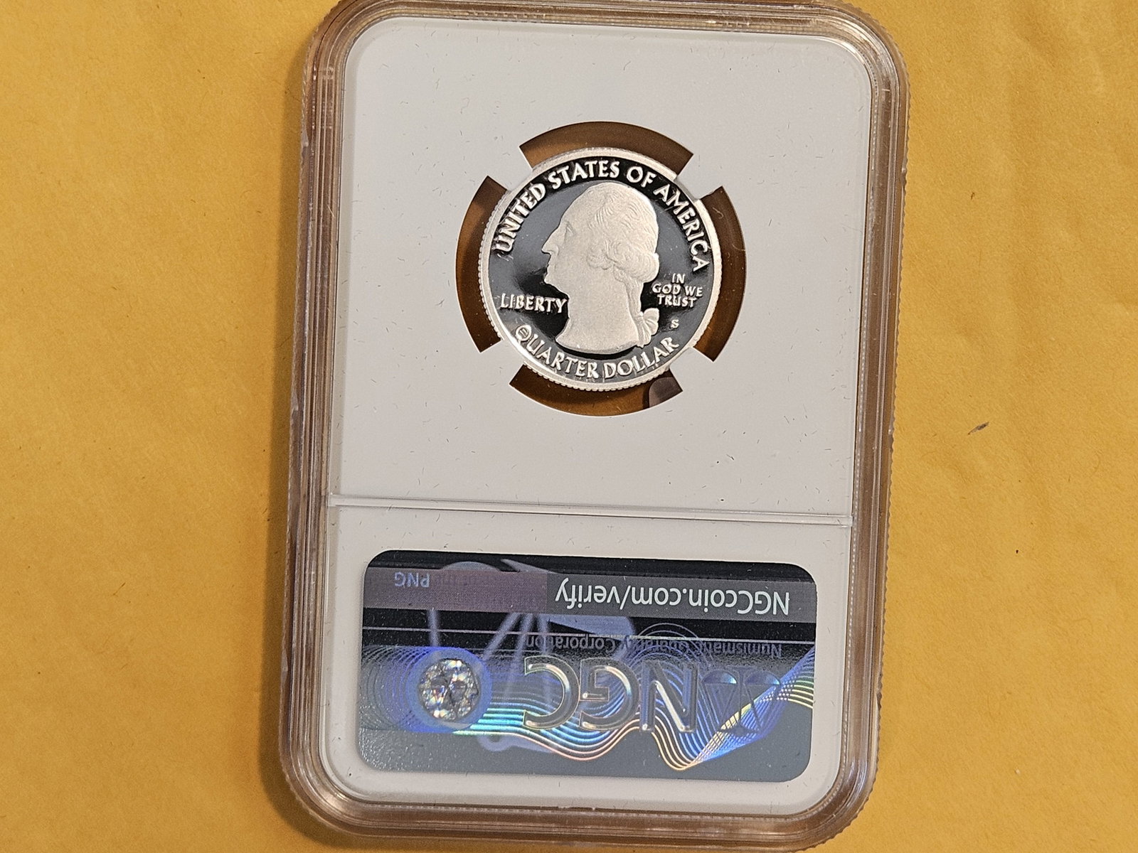 PERFECT! NGC 2020-S SILVER Washington Quarter in Proof 70 Ultra Cameo - 3