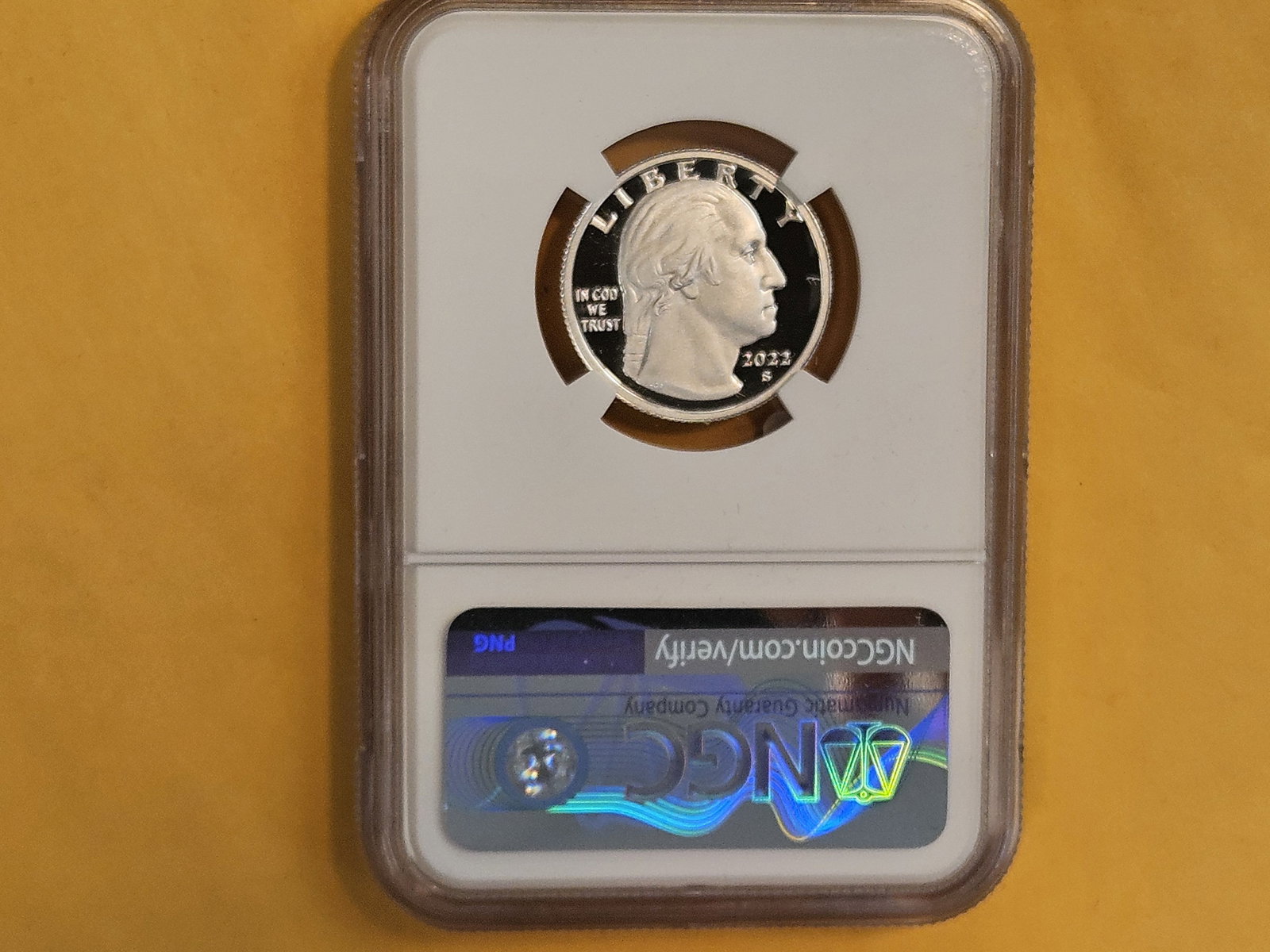 PERFECT! NGC 2022-S SILVER Washington Quarter in Proof 70 Ultra Cameo - 3