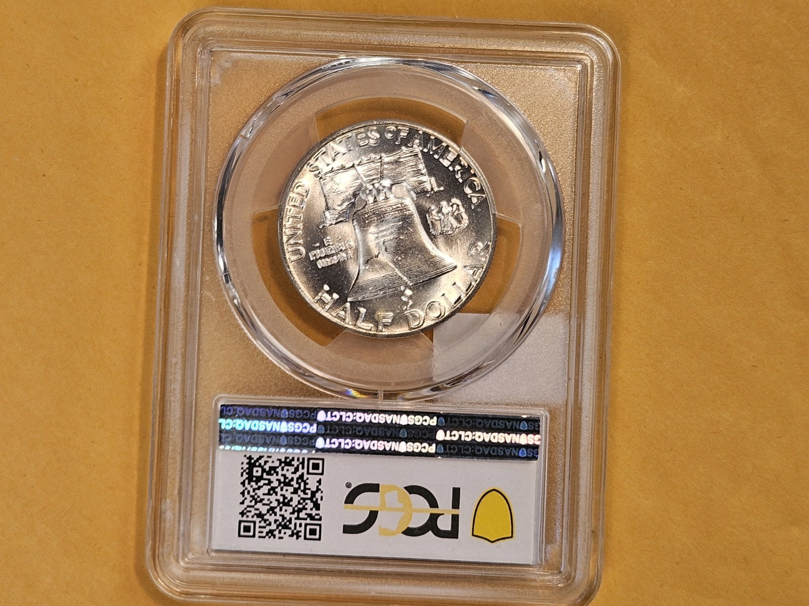 PCGS 1955 Franklin silver Half Dollar in Mint State 64 - 3