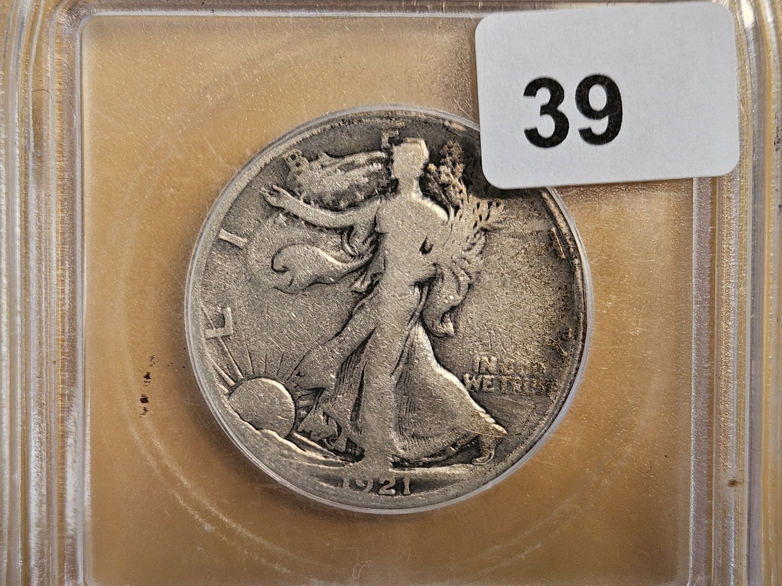 KEY DATE! ICG 1921-S Walking Liberty silver Half Dollar (1 of 3)