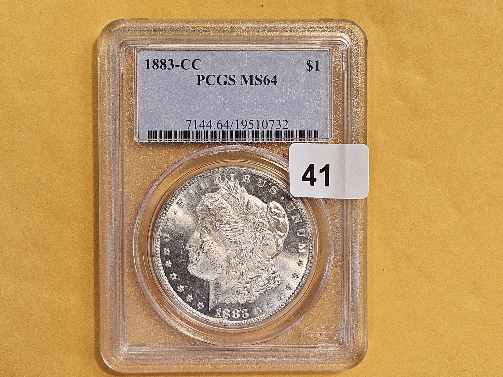 ** KEY DATE ** PCGS 1883-CC Morgan Dollar in Mint State 64 - 2