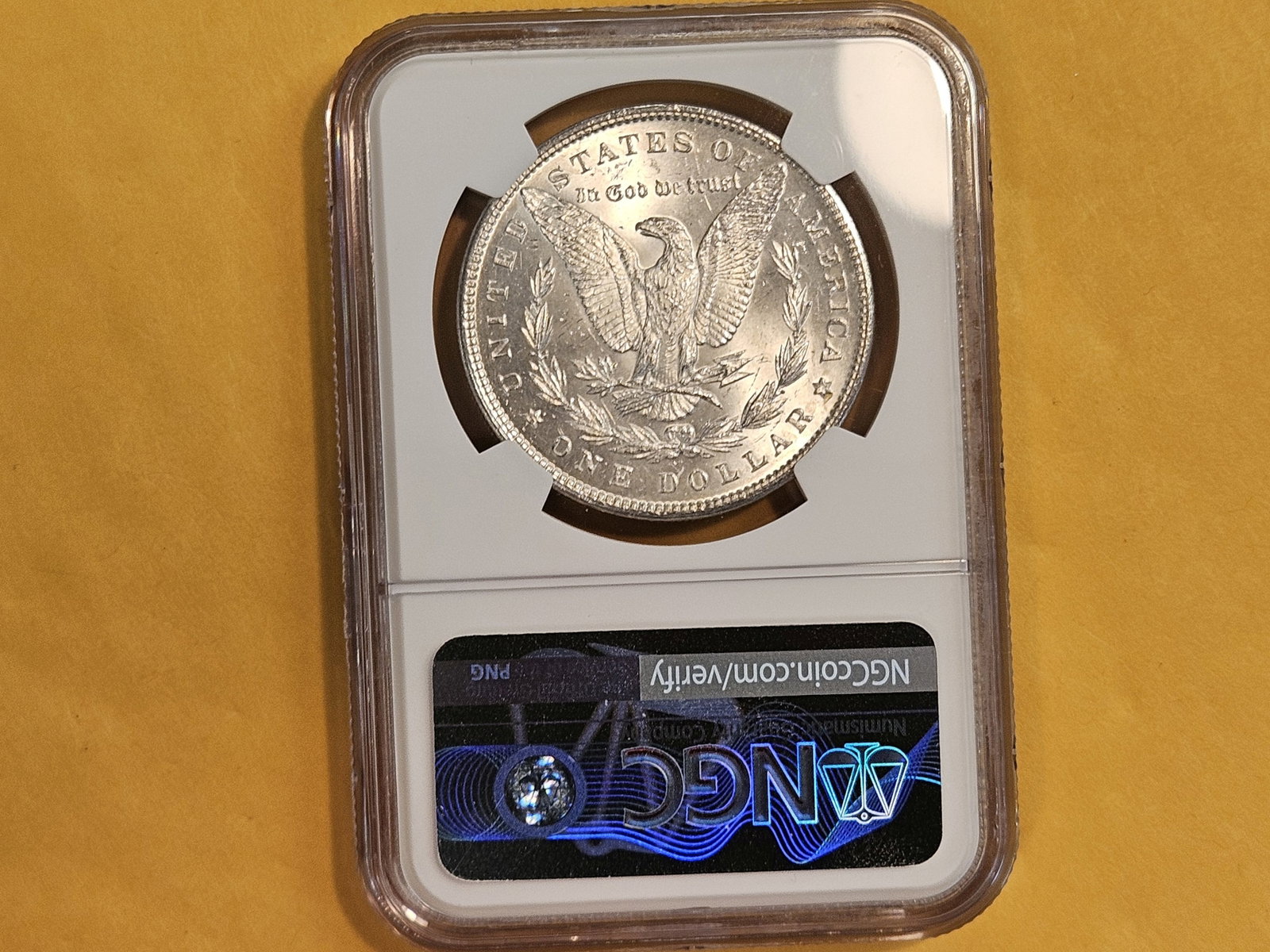 NGC 1897 Morgan Silver Dollar in Mint State 61 - 3
