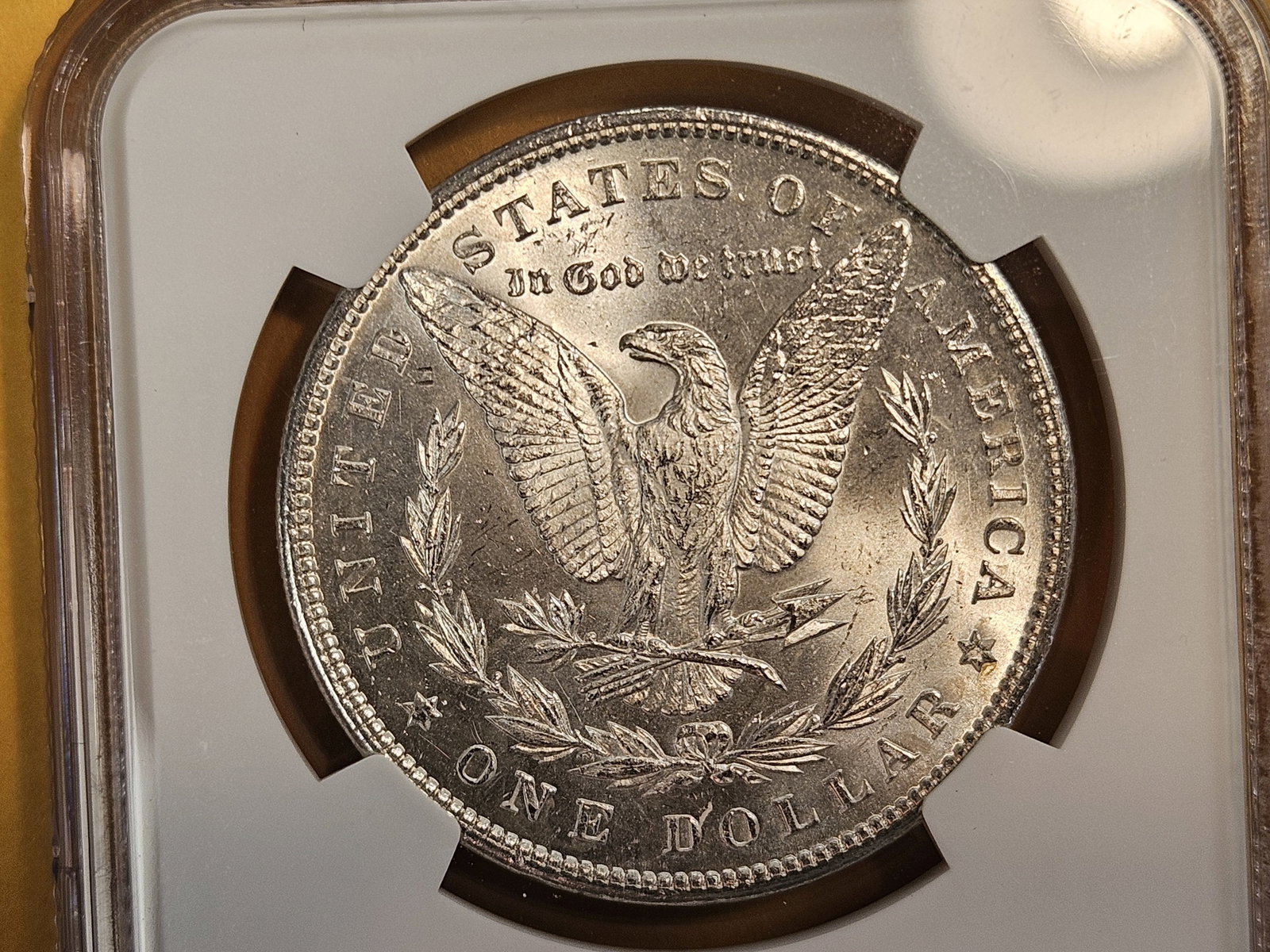 NGC 1897 Morgan Silver Dollar in Mint State 61 - 4