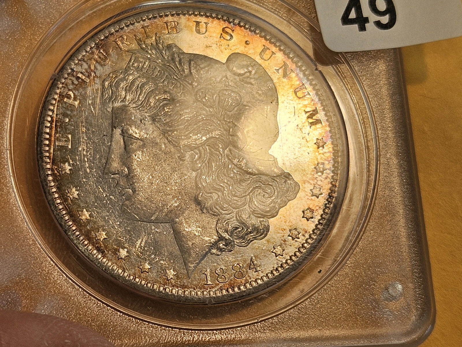 ** KEY DATE ** OGH Rattler! PCGS 1884-CC Morgan Dollar in Mint State 63 DEEP PROOFLIKE! - 5