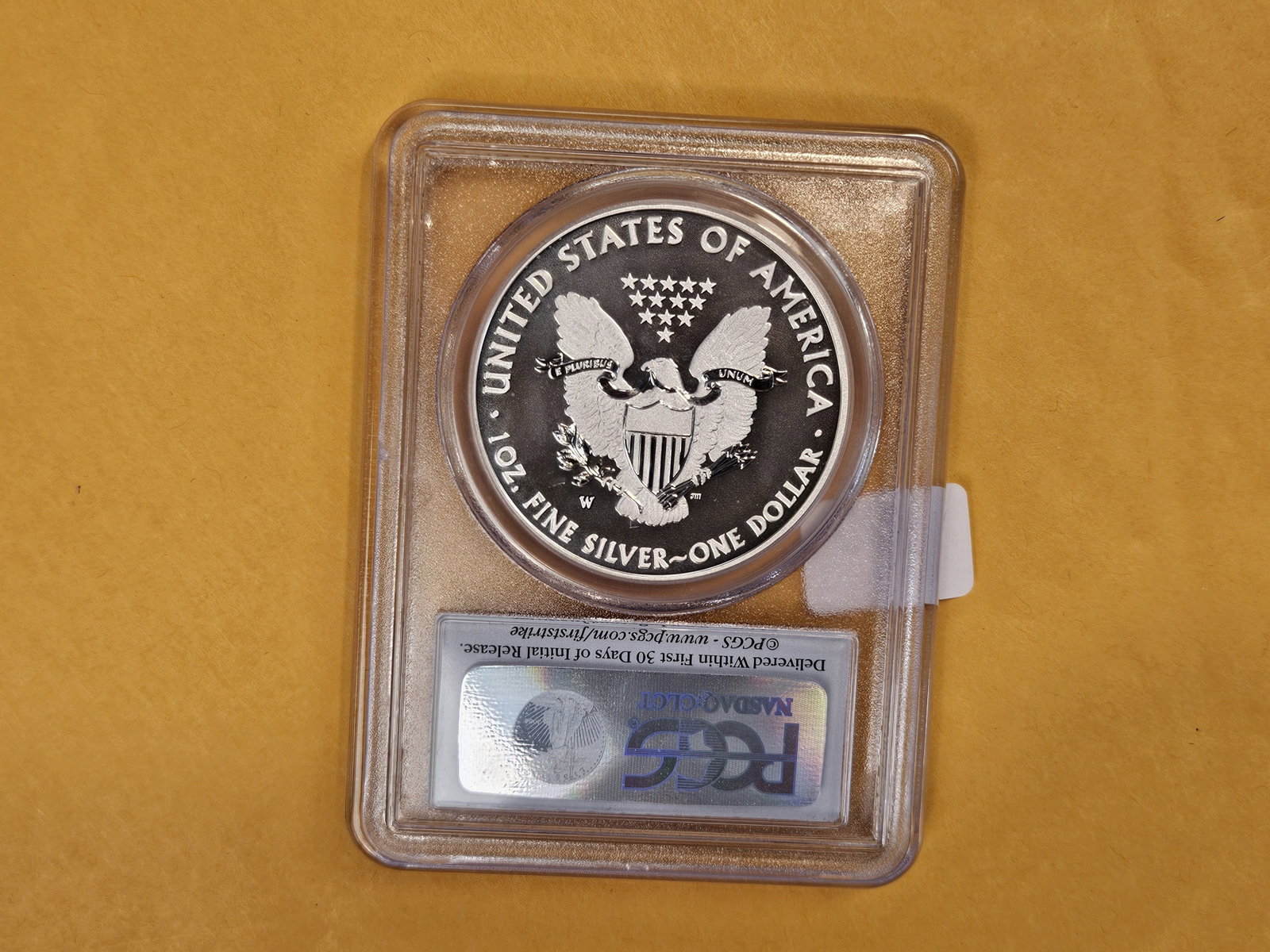 PERFECT! PCGS 2013-W American Silver Eagle in Mint State 70 Enhanced Uncirculated - 2