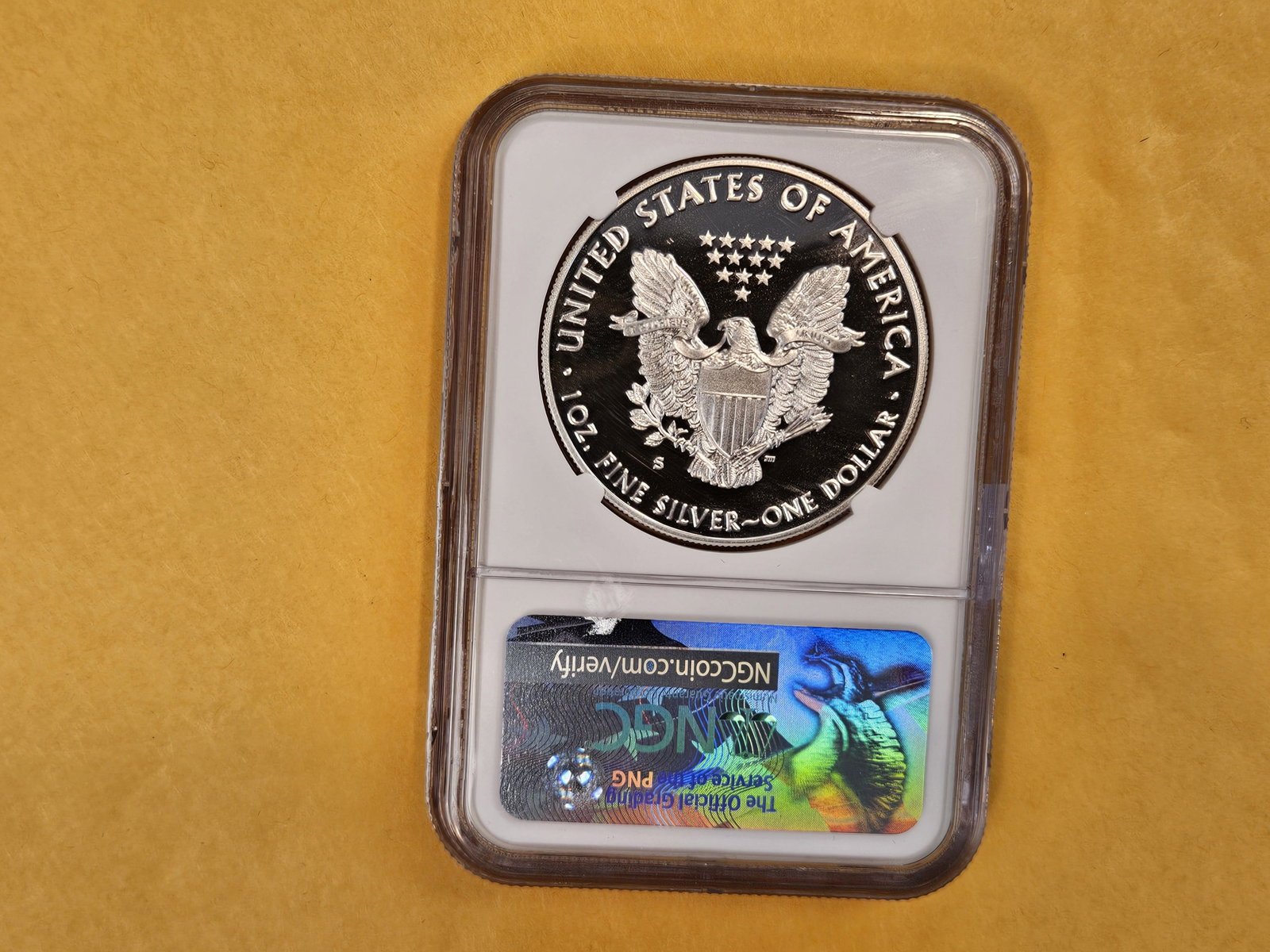 NGC 2017-S American Silver Eagle in Proof 69 Ultra Cameo - 2