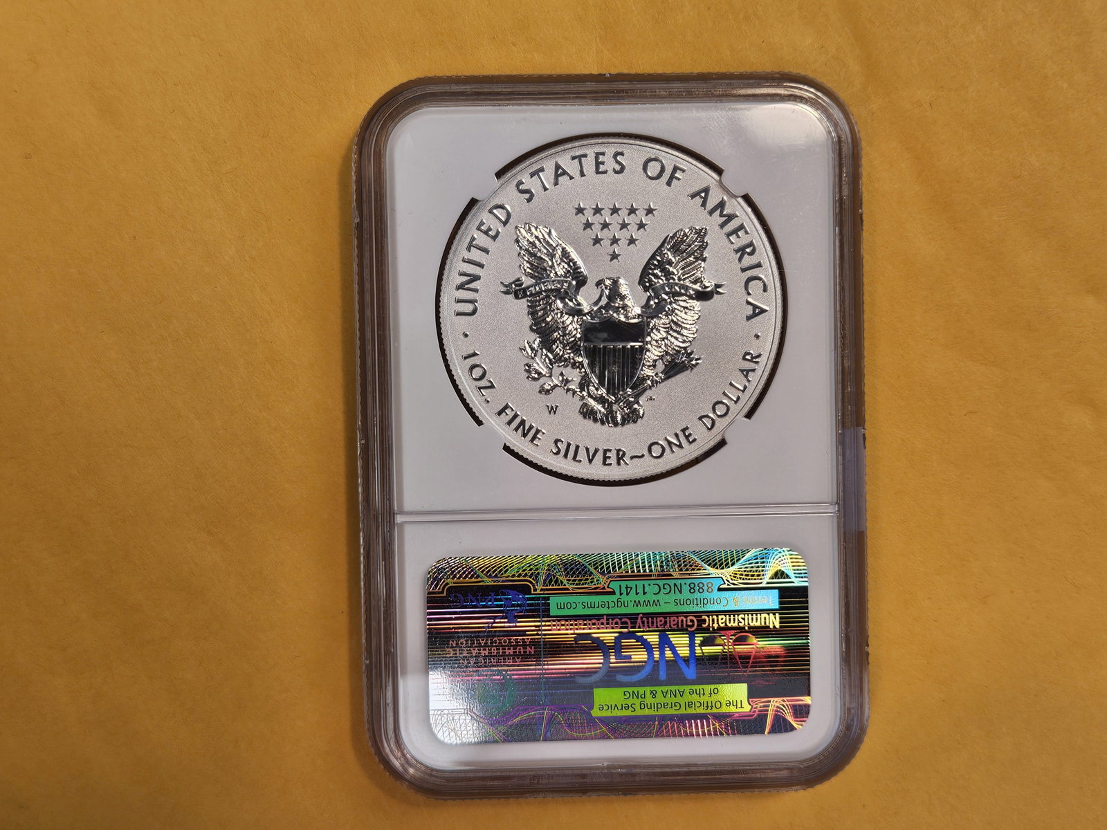 PERFECT! NGC 2013-W American Silver Eagle in Proof 70 REVERSE Proof - 2