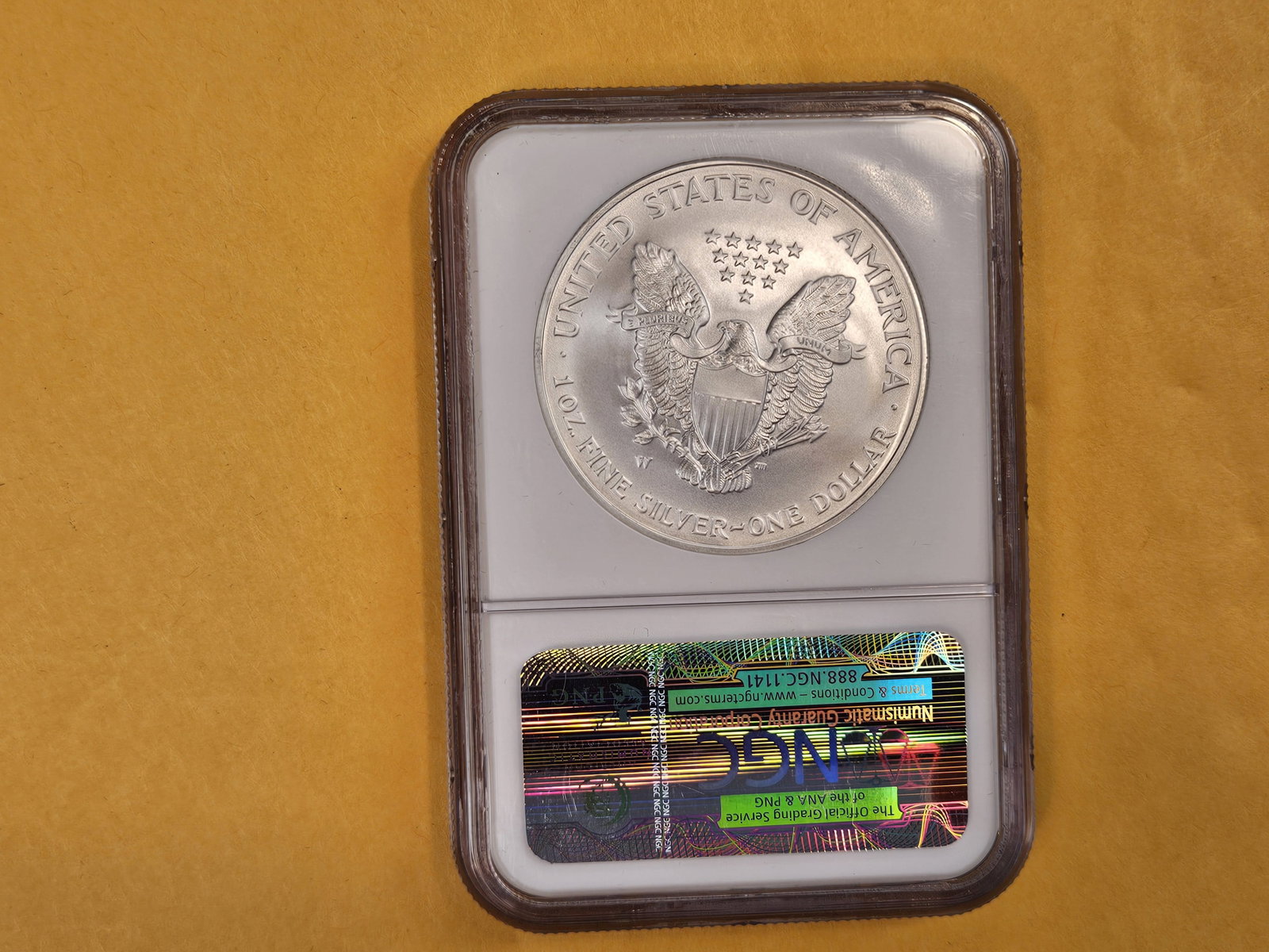PERFECT! NGC 2007-W American Silver Eagle in Mint State 70 - 2